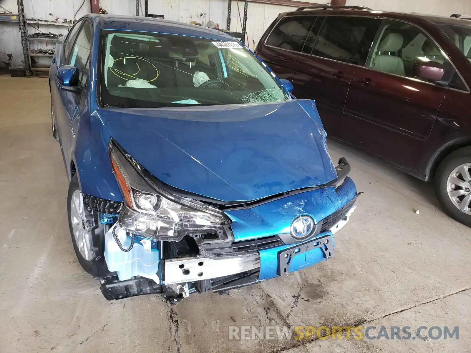 9 Photograph of a damaged car JTDKARFU8K3071212 TOYOTA PRIUS 2019