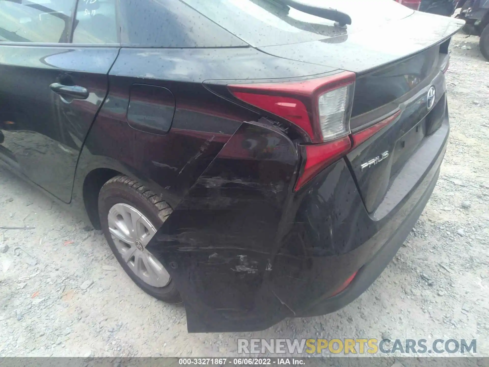 6 Photograph of a damaged car JTDKARFU8K3072523 TOYOTA PRIUS 2019