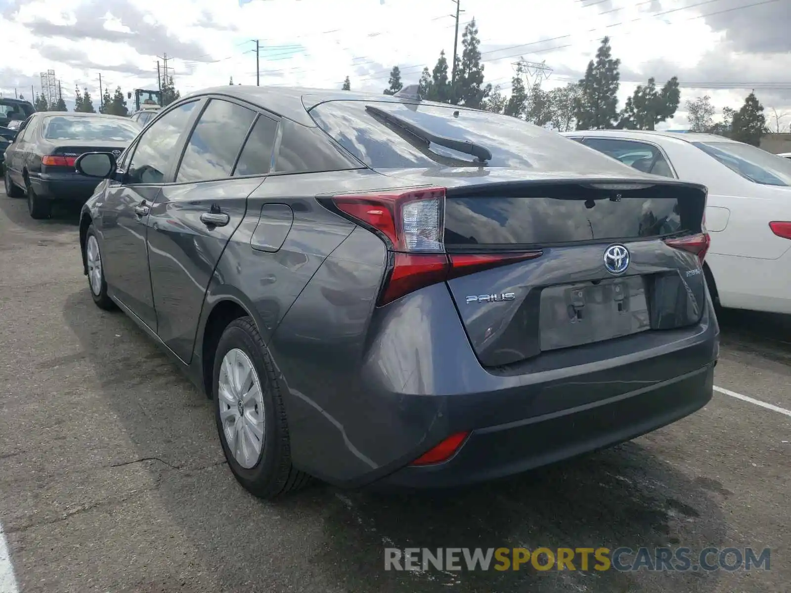 3 Photograph of a damaged car JTDKARFU8K3072649 TOYOTA PRIUS 2019