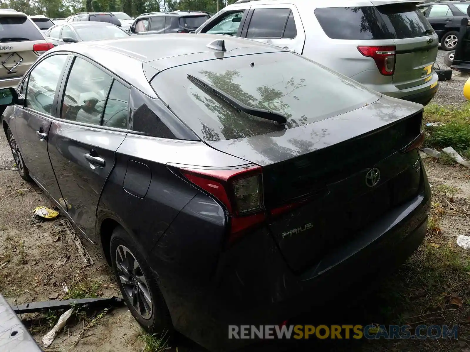 3 Photograph of a damaged car JTDKARFU8K3072828 TOYOTA PRIUS 2019