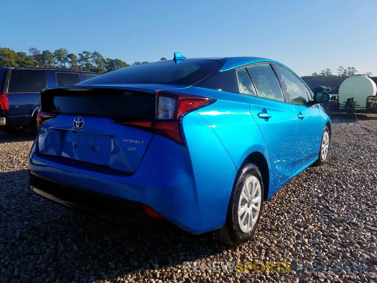 4 Photograph of a damaged car JTDKARFU8K3073333 TOYOTA PRIUS 2019