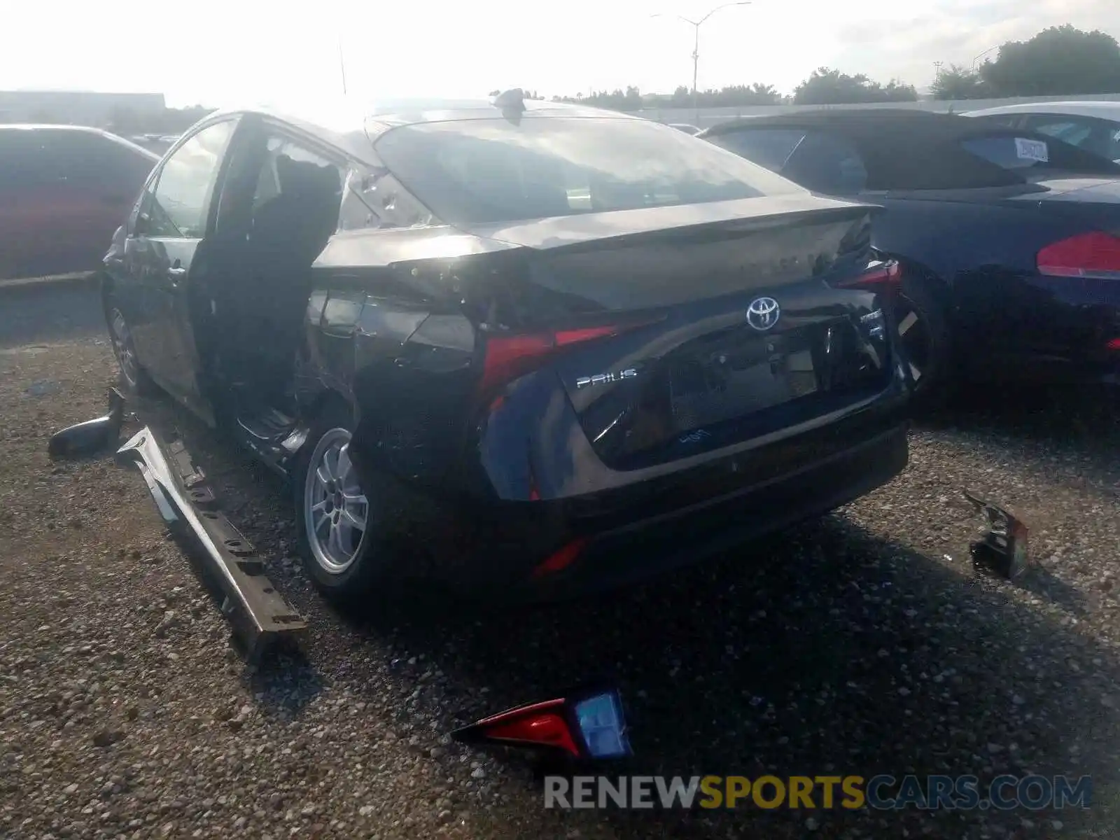 3 Photograph of a damaged car JTDKARFU8K3074045 TOYOTA PRIUS 2019