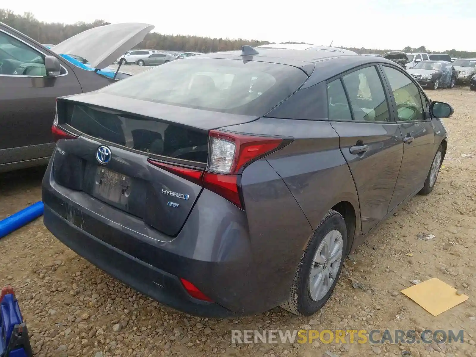 4 Photograph of a damaged car JTDKARFU8K3075082 TOYOTA PRIUS 2019