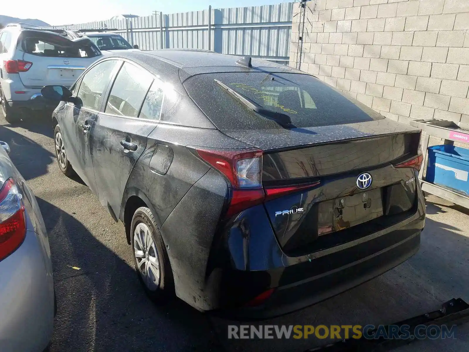 3 Photograph of a damaged car JTDKARFU8K3075471 TOYOTA PRIUS 2019