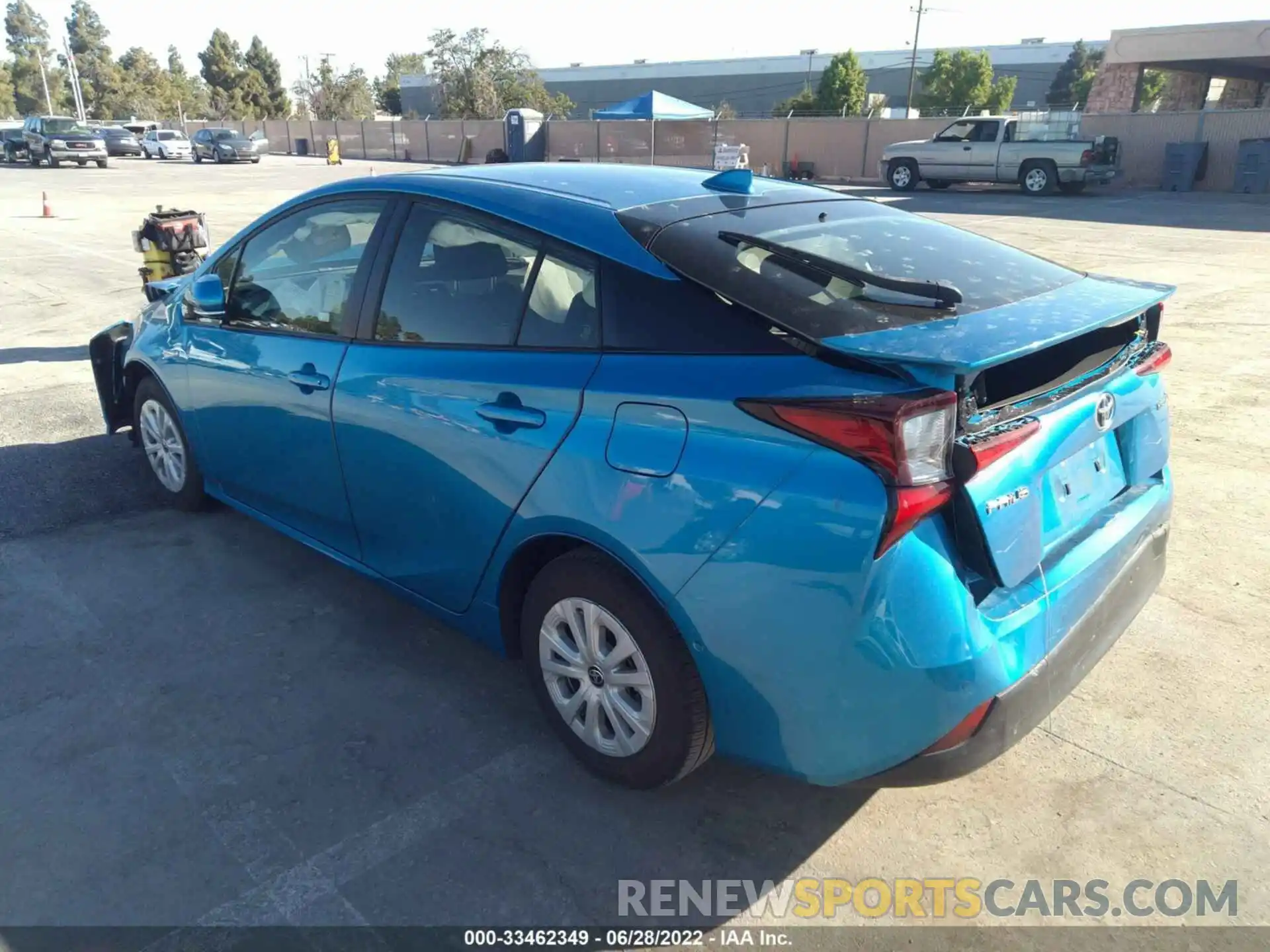 3 Photograph of a damaged car JTDKARFU8K3076653 TOYOTA PRIUS 2019