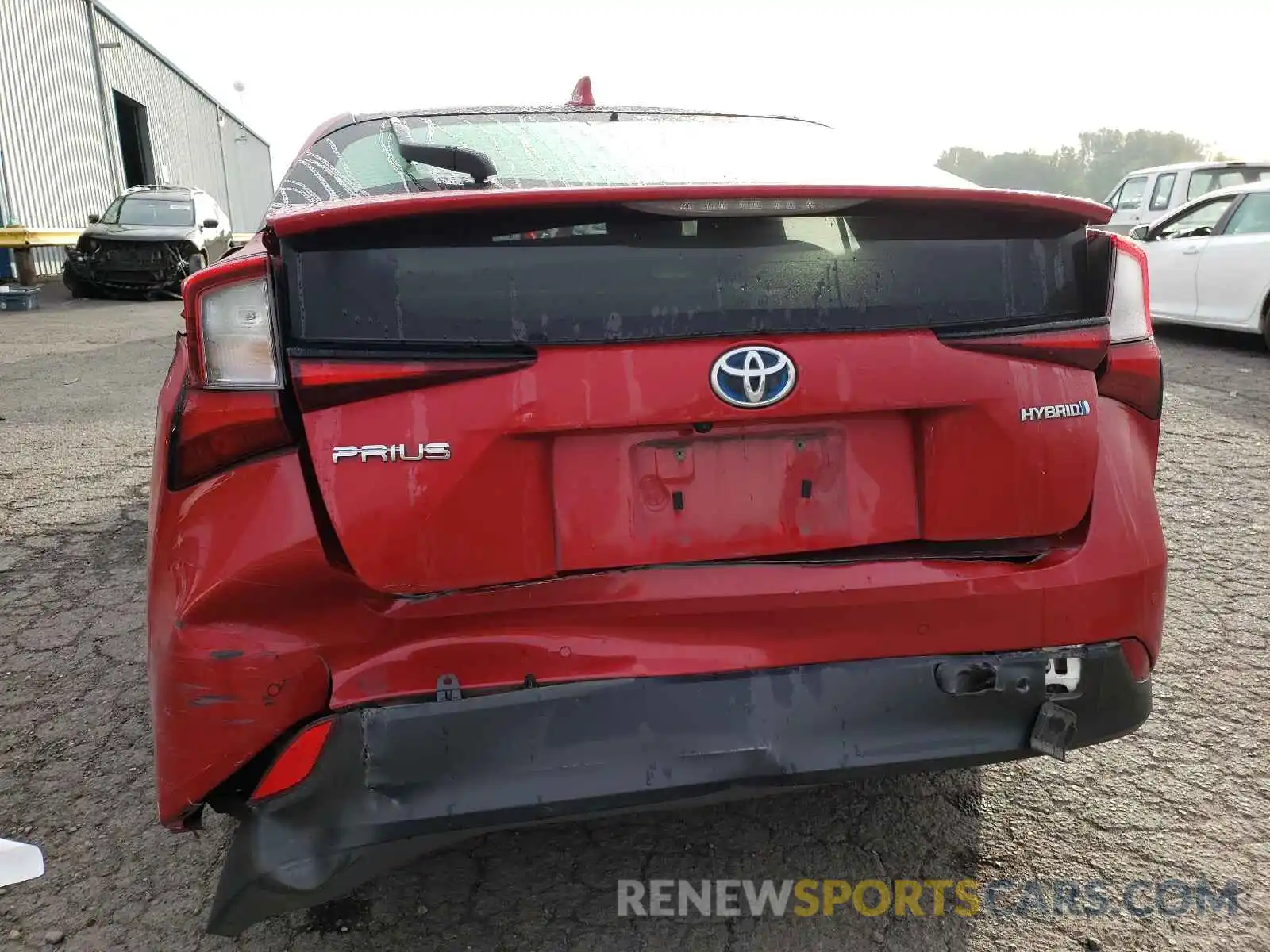 9 Photograph of a damaged car JTDKARFU8K3076832 TOYOTA PRIUS 2019