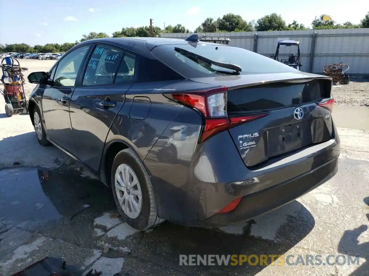 3 Photograph of a damaged car JTDKARFU8K3079083 TOYOTA PRIUS 2019