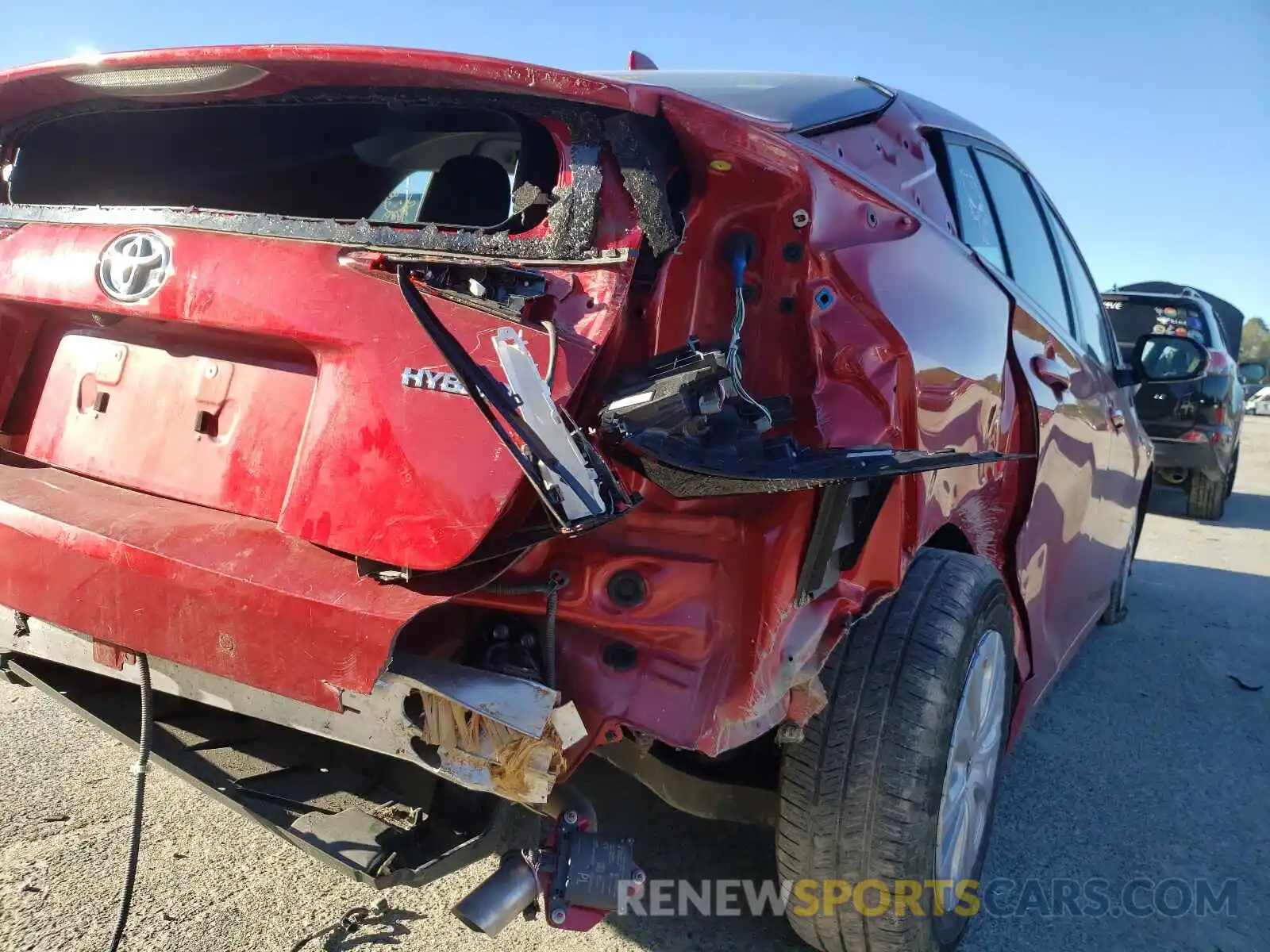 9 Photograph of a damaged car JTDKARFU8K3079410 TOYOTA PRIUS 2019