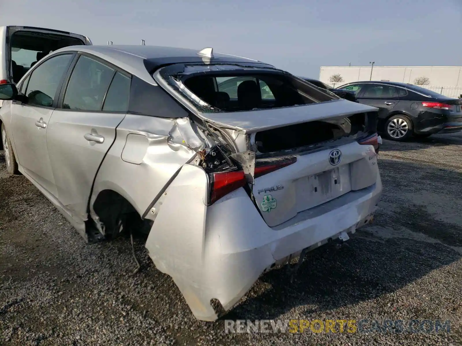 9 Photograph of a damaged car JTDKARFU8K3079424 TOYOTA PRIUS 2019
