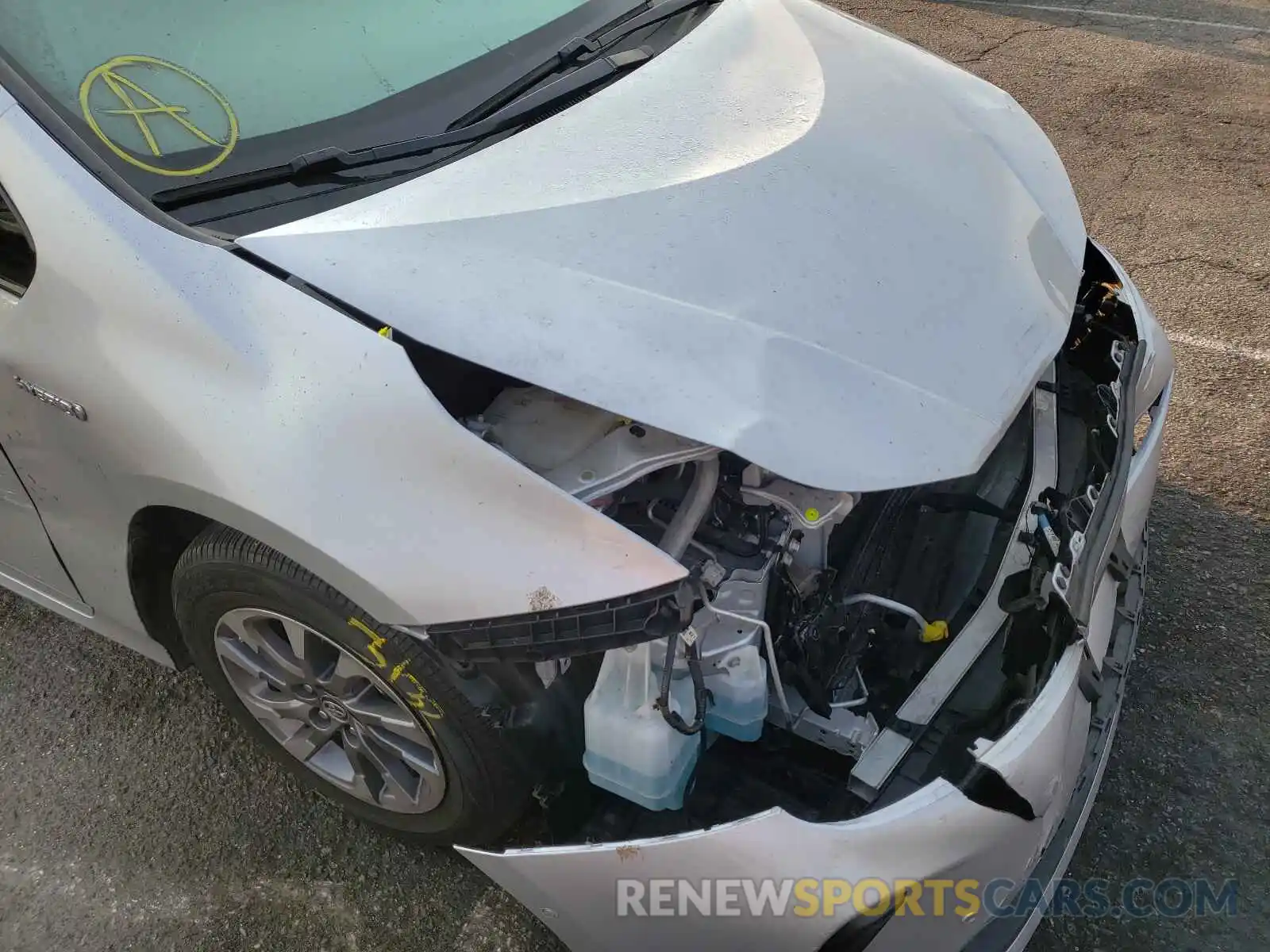 9 Photograph of a damaged car JTDKARFU8K3081027 TOYOTA PRIUS 2019