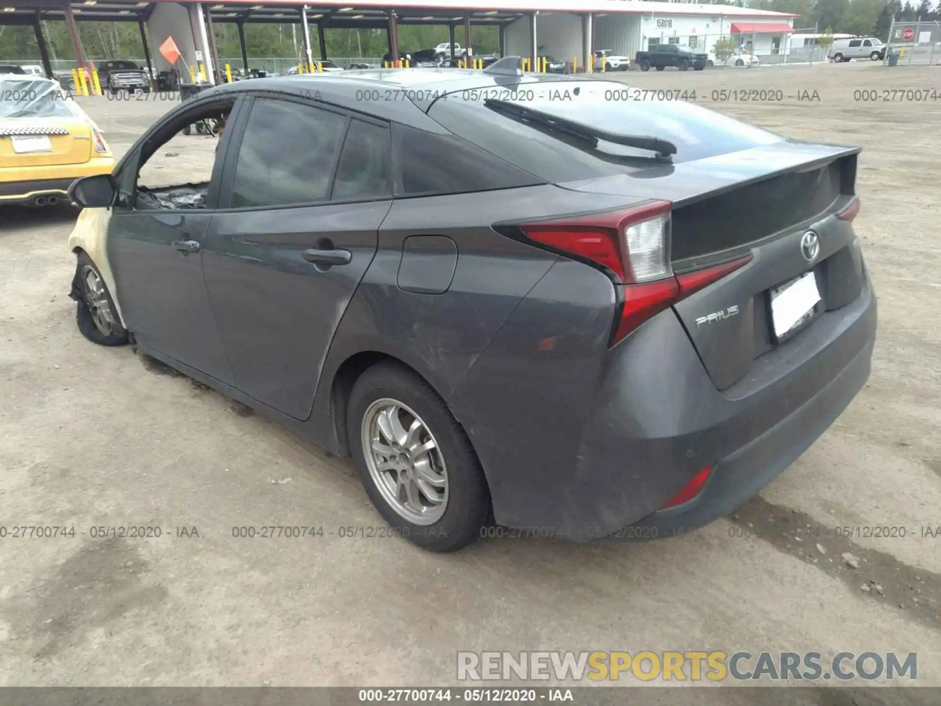 3 Photograph of a damaged car JTDKARFU8K3083702 TOYOTA PRIUS 2019