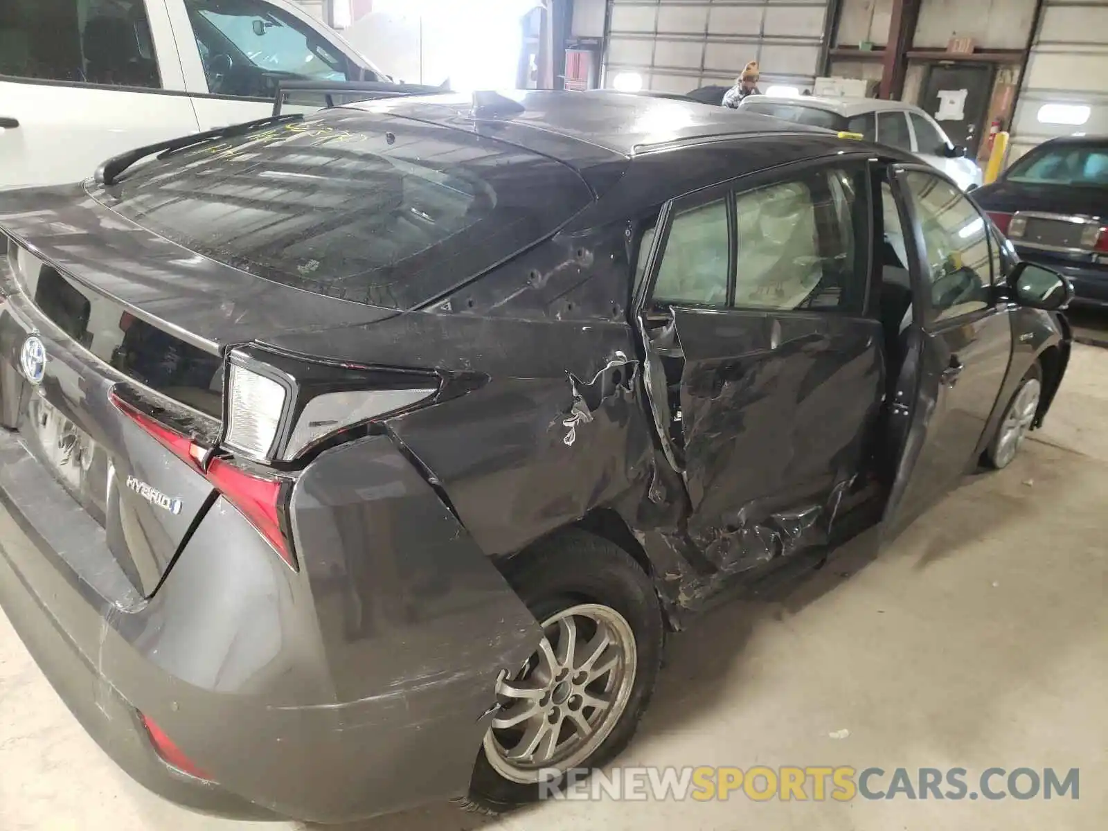 9 Photograph of a damaged car JTDKARFU8K3083747 TOYOTA PRIUS 2019