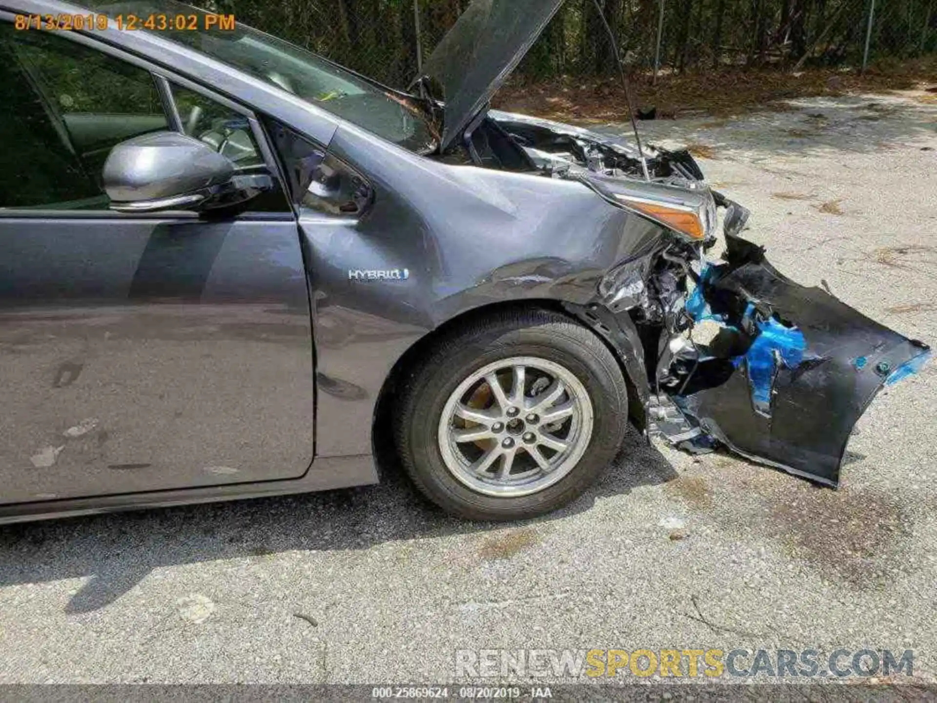 16 Photograph of a damaged car JTDKARFU8K3086406 TOYOTA PRIUS 2019