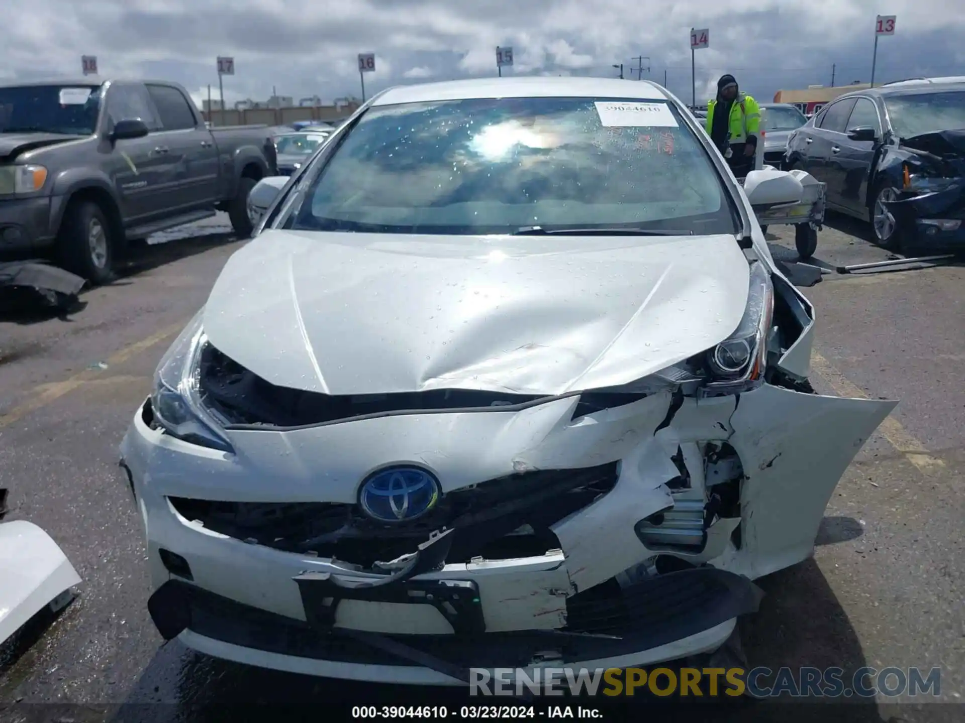 12 Photograph of a damaged car JTDKARFU8K3086759 TOYOTA PRIUS 2019