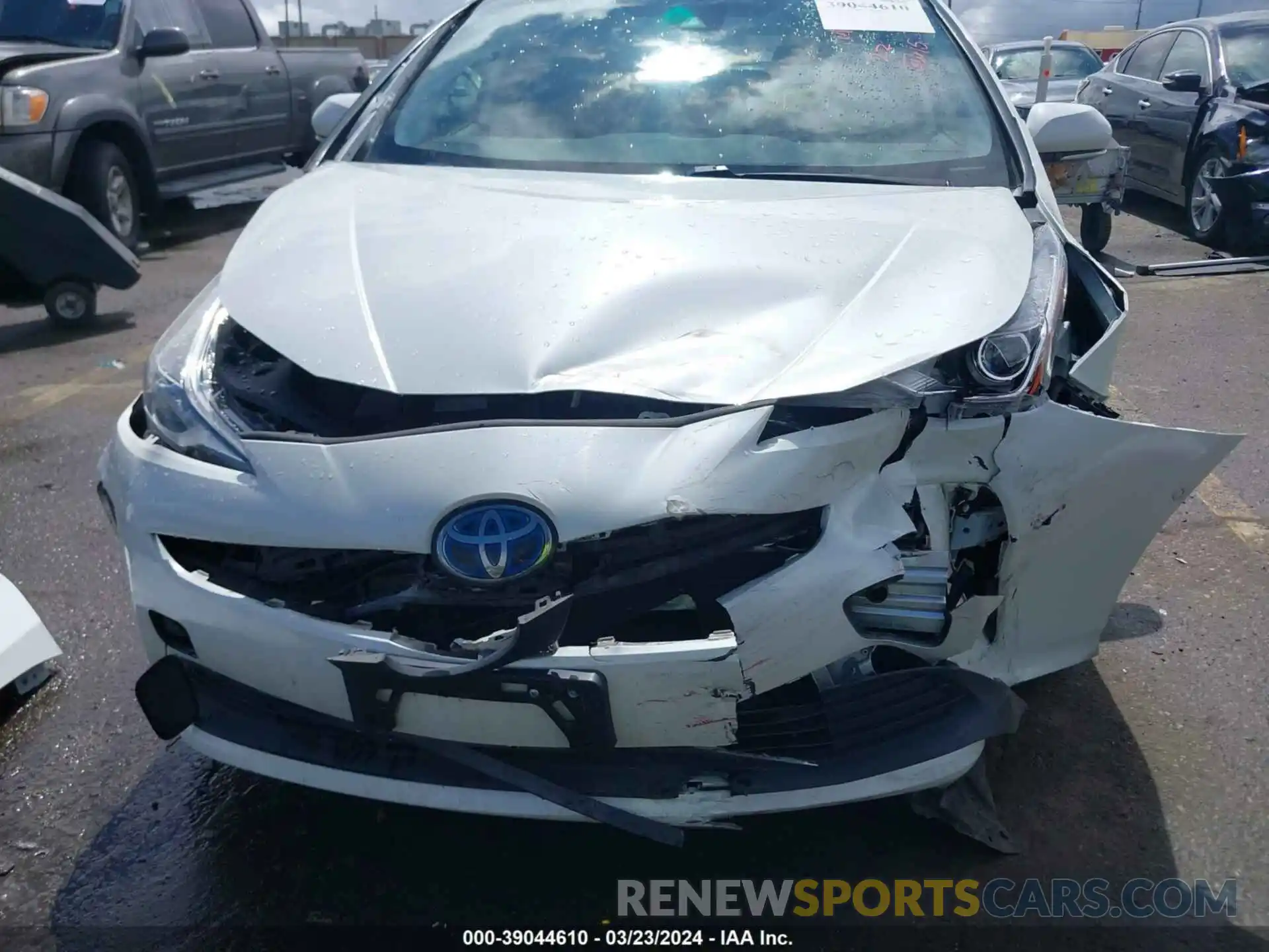 6 Photograph of a damaged car JTDKARFU8K3086759 TOYOTA PRIUS 2019