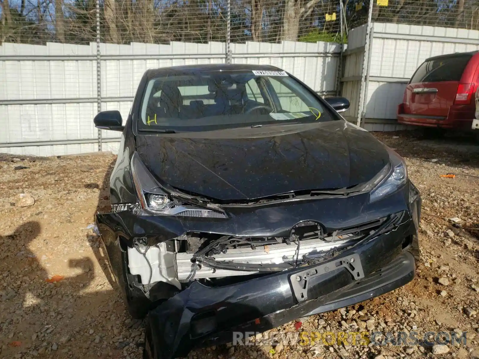 9 Photograph of a damaged car JTDKARFU8K3087250 TOYOTA PRIUS 2019