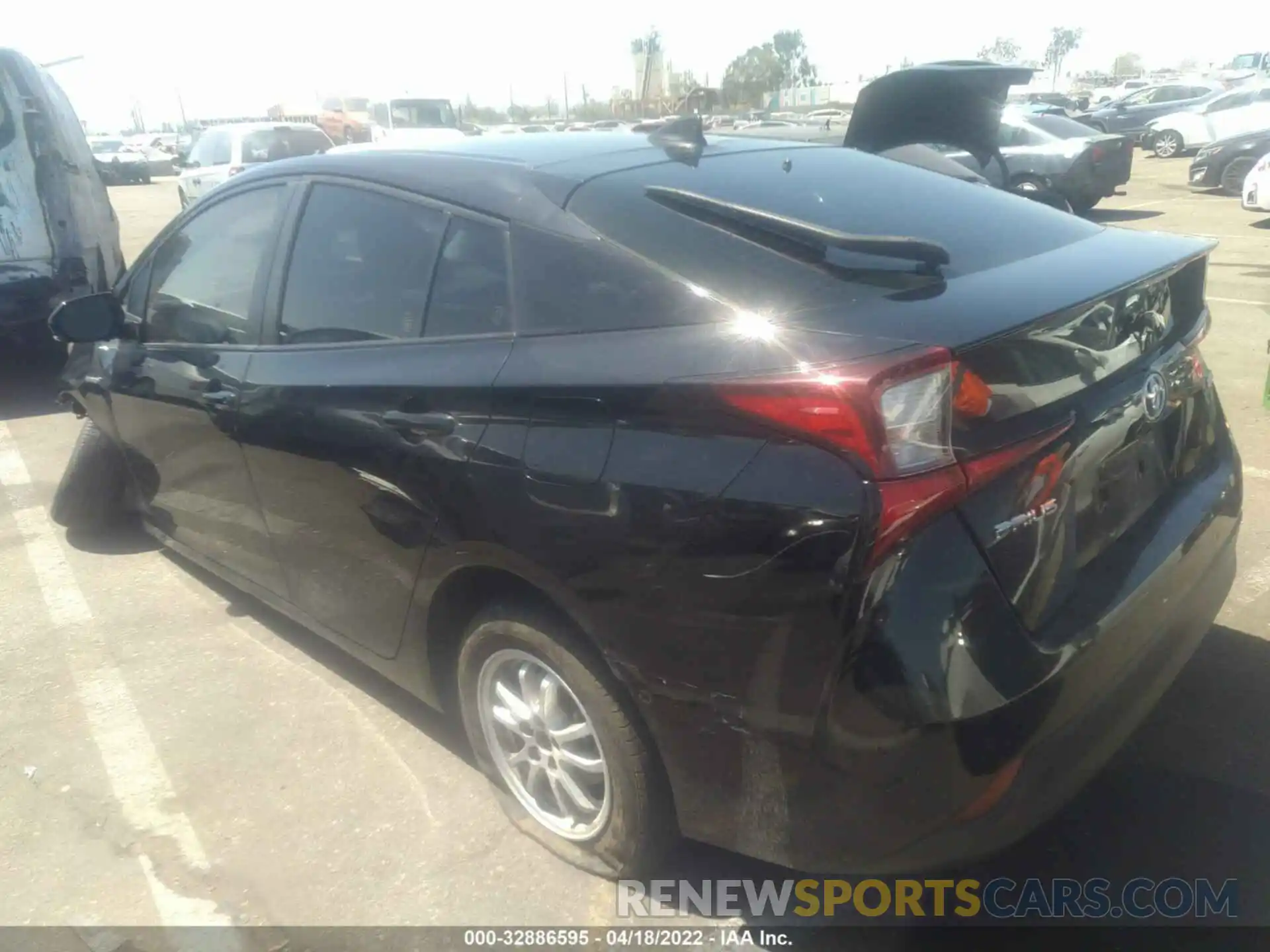 3 Photograph of a damaged car JTDKARFU8K3088169 TOYOTA PRIUS 2019