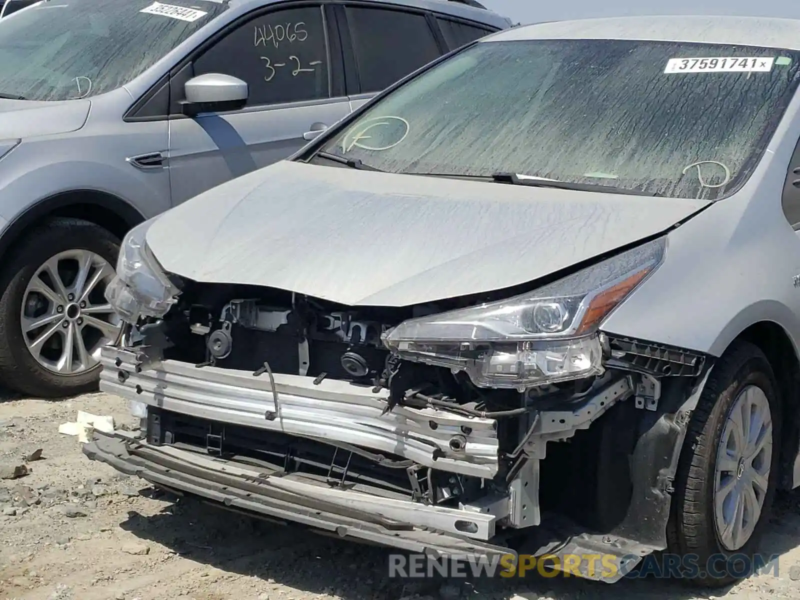 9 Photograph of a damaged car JTDKARFU8K3088785 TOYOTA PRIUS 2019