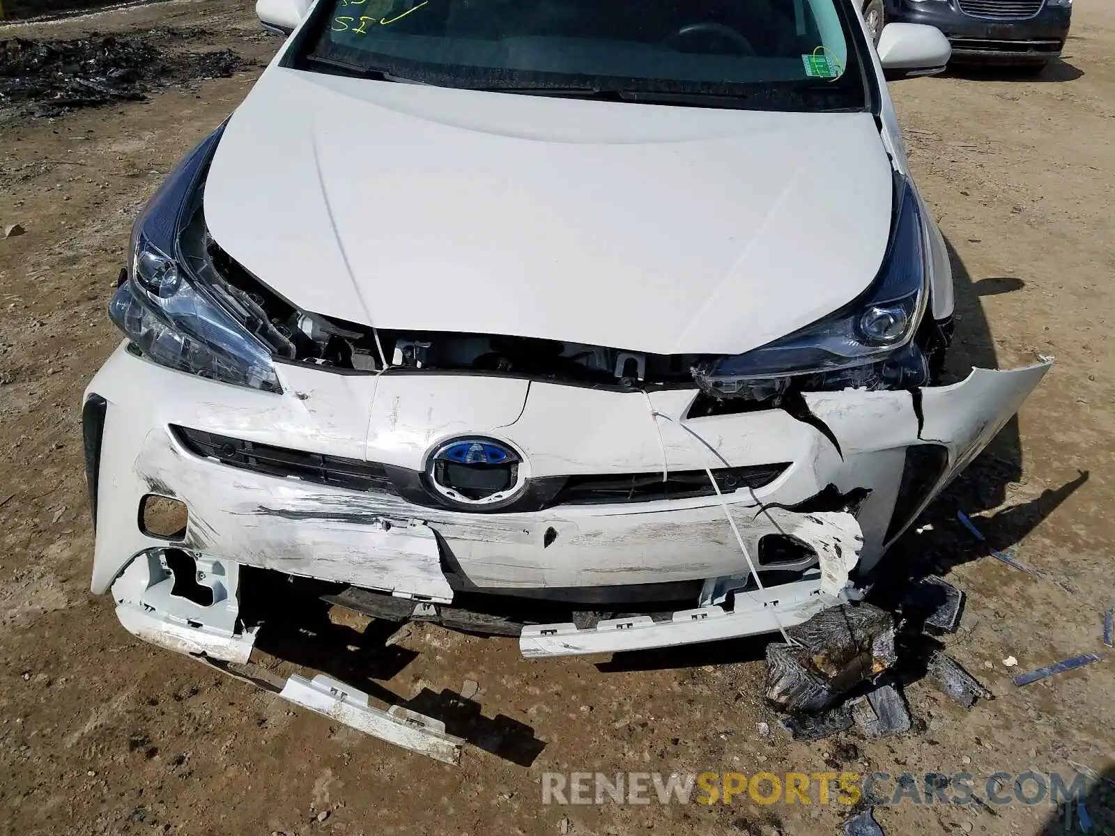 9 Photograph of a damaged car JTDKARFU8K3088852 TOYOTA PRIUS 2019