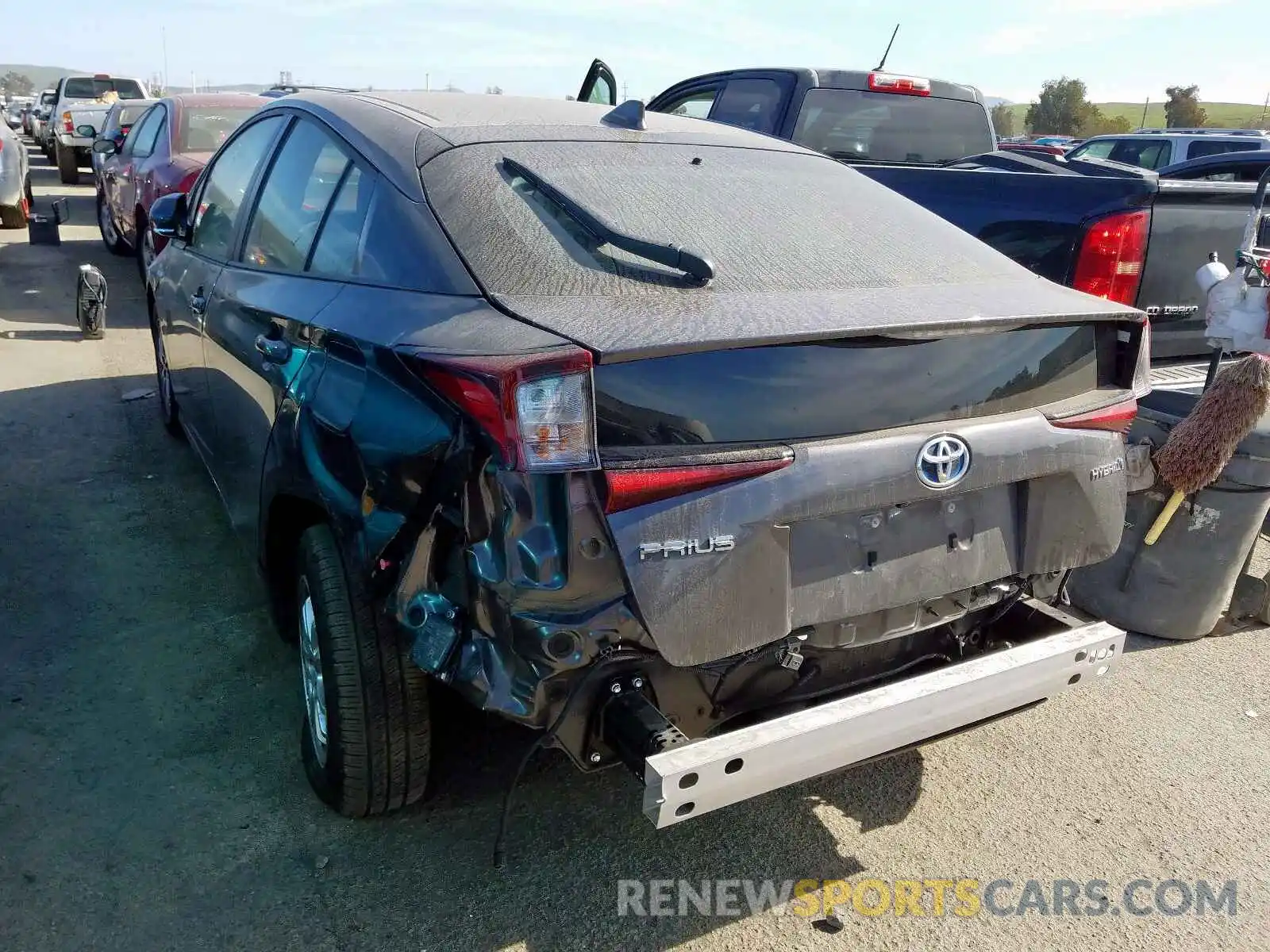 3 Photograph of a damaged car JTDKARFU8K3089063 TOYOTA PRIUS 2019