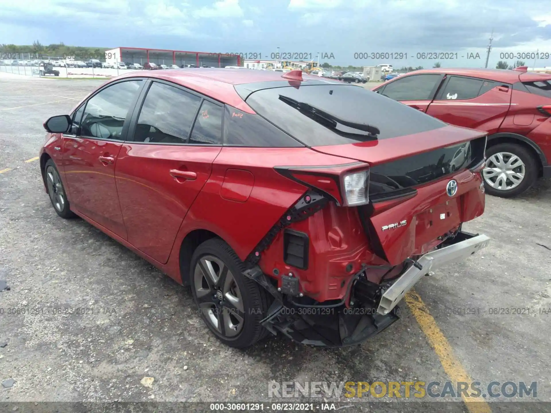 3 Photograph of a damaged car JTDKARFU8K3089810 TOYOTA PRIUS 2019