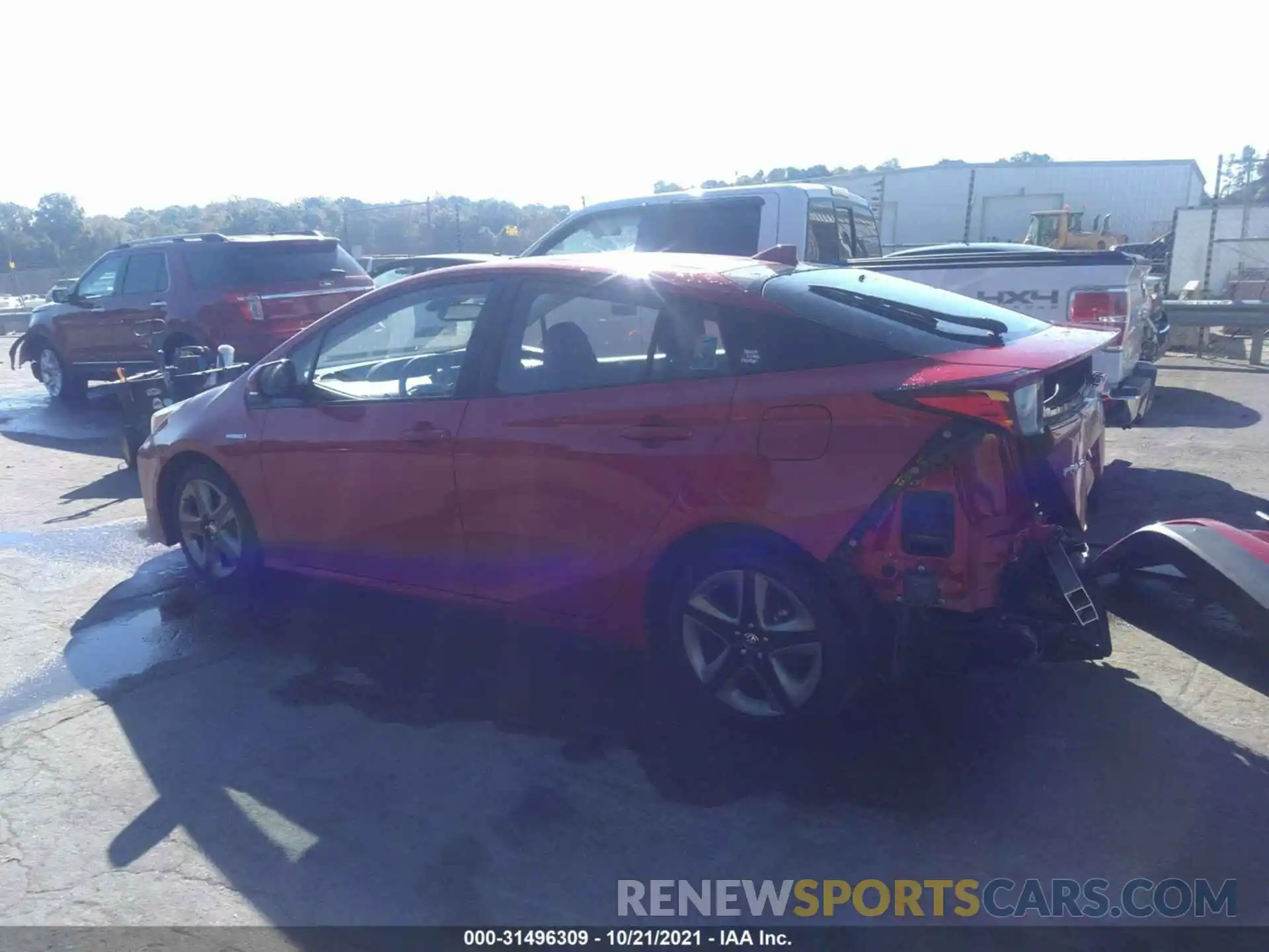 3 Photograph of a damaged car JTDKARFU8K3090469 TOYOTA PRIUS 2019