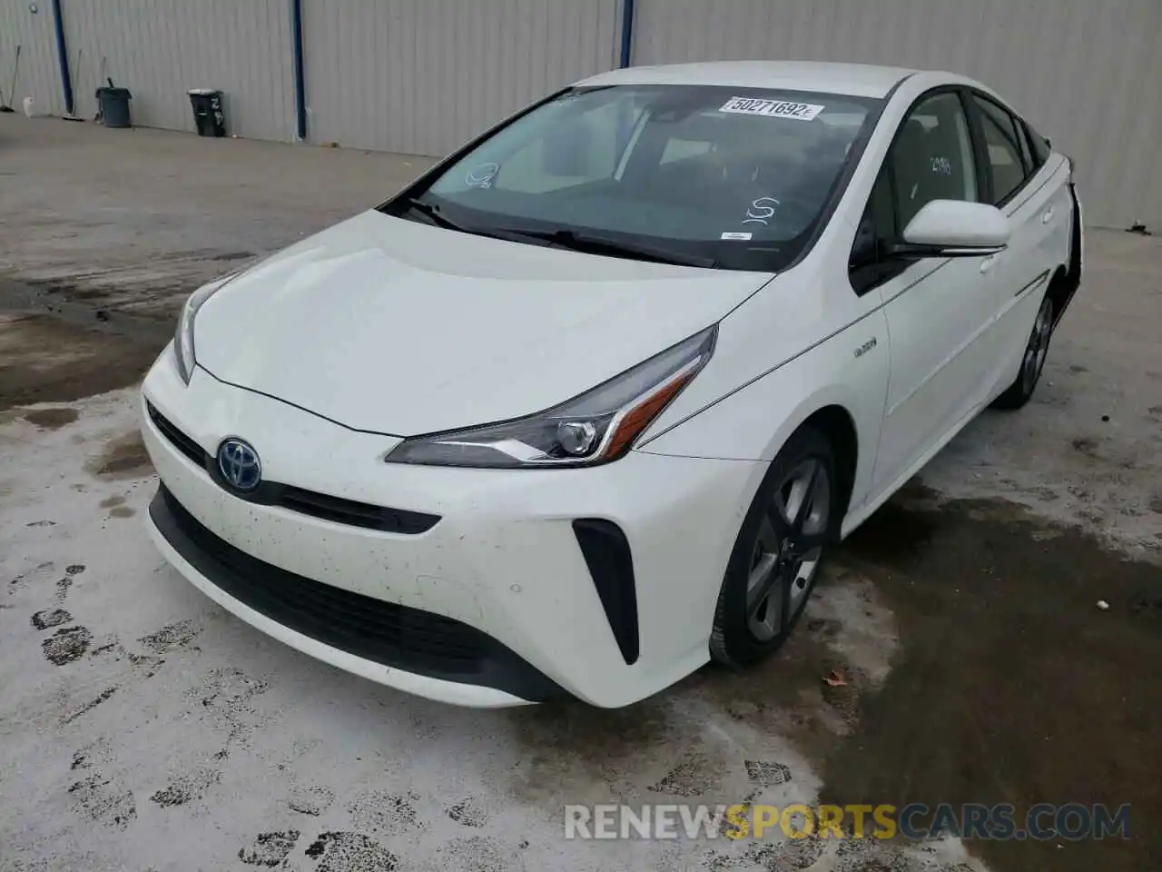 2 Фотография поврежденного автомобиля JTDKARFU8K3091119 TOYOTA PRIUS 2019