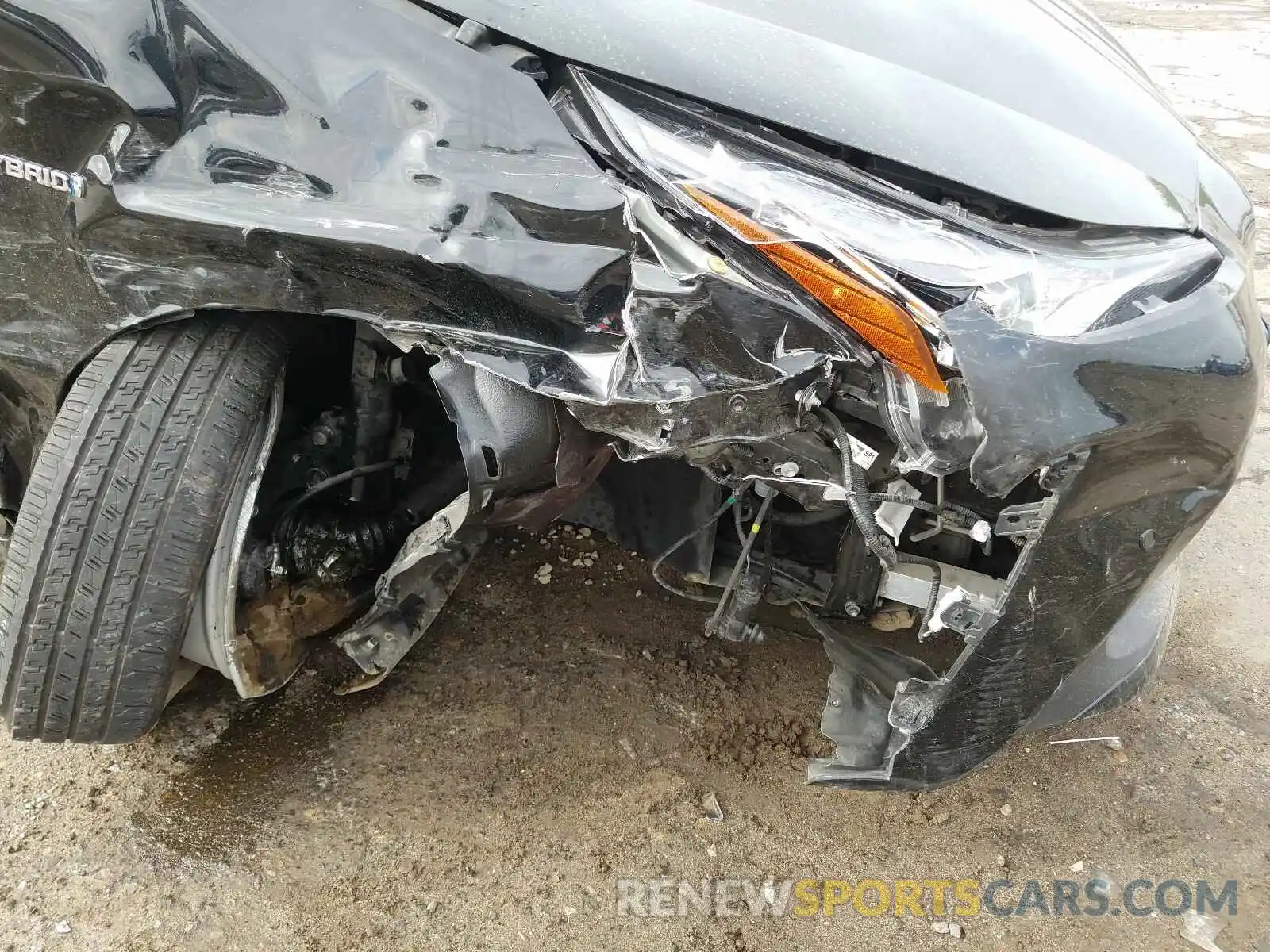 9 Photograph of a damaged car JTDKARFU8K3091721 TOYOTA PRIUS 2019
