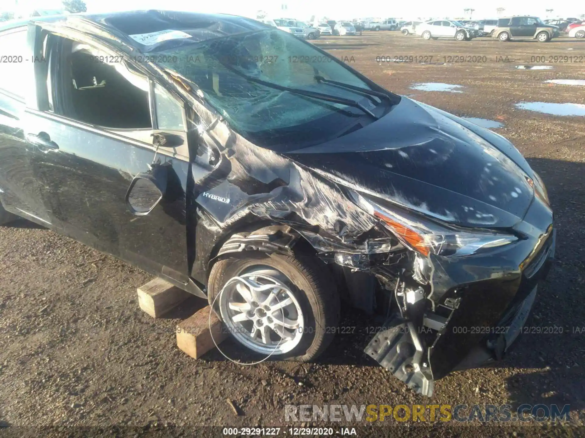 6 Photograph of a damaged car JTDKARFU8K3093646 TOYOTA PRIUS 2019