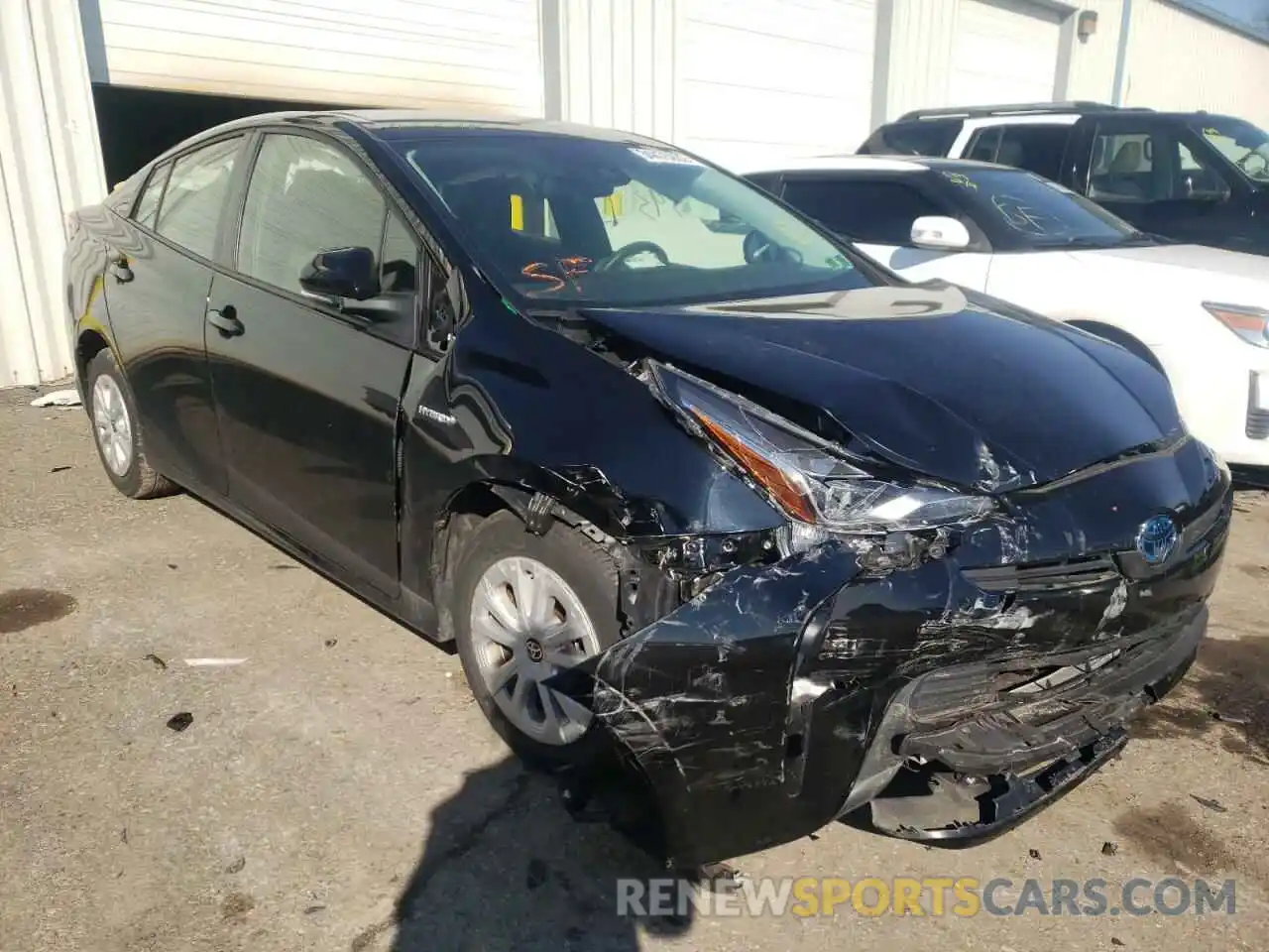 1 Photograph of a damaged car JTDKARFU8K3094151 TOYOTA PRIUS 2019