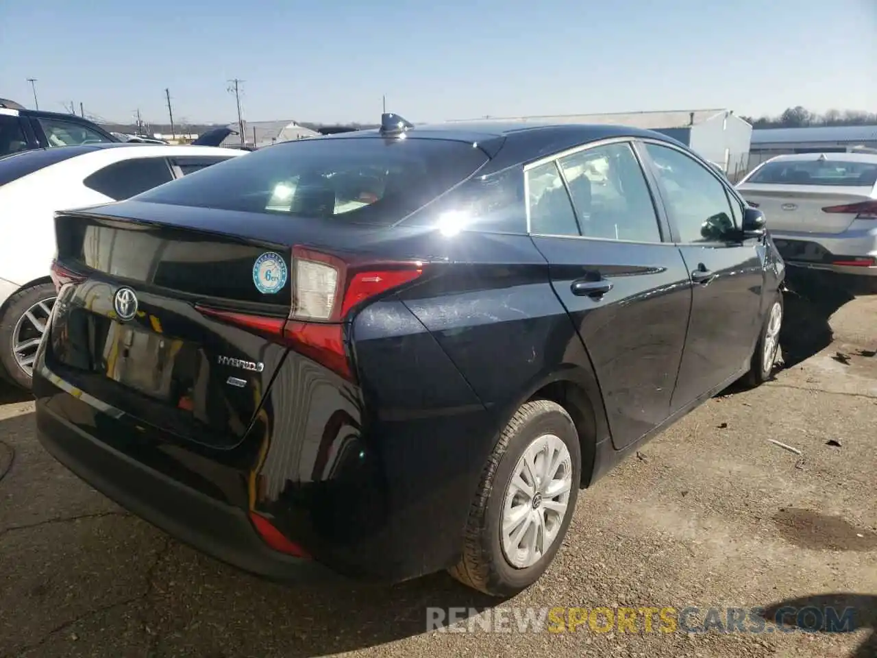 4 Photograph of a damaged car JTDKARFU8K3094151 TOYOTA PRIUS 2019