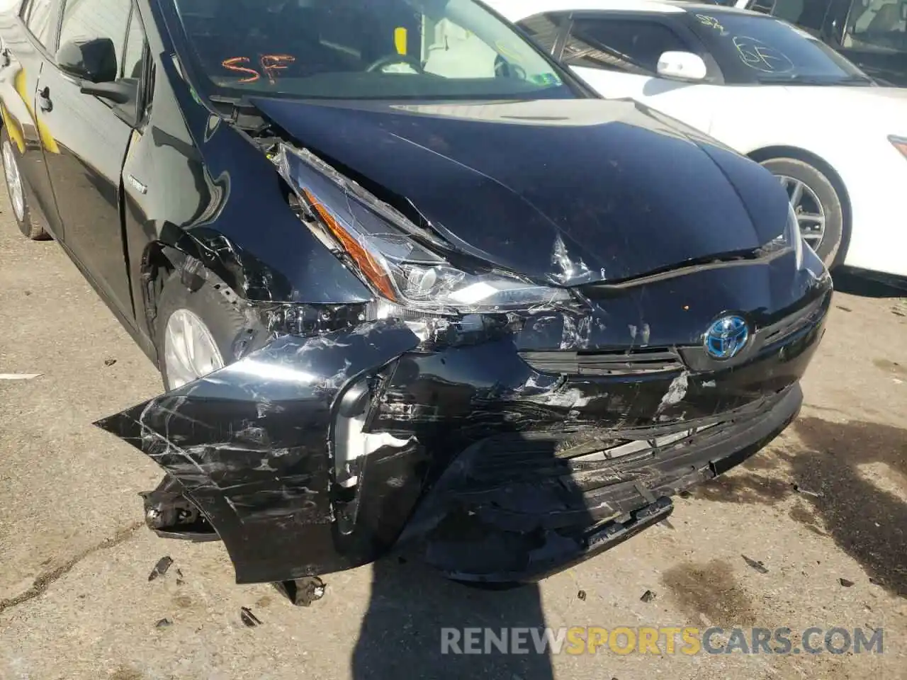 9 Photograph of a damaged car JTDKARFU8K3094151 TOYOTA PRIUS 2019