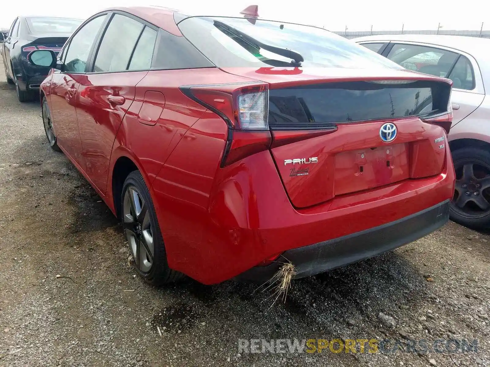 3 Photograph of a damaged car JTDKARFU8K3095168 TOYOTA PRIUS 2019