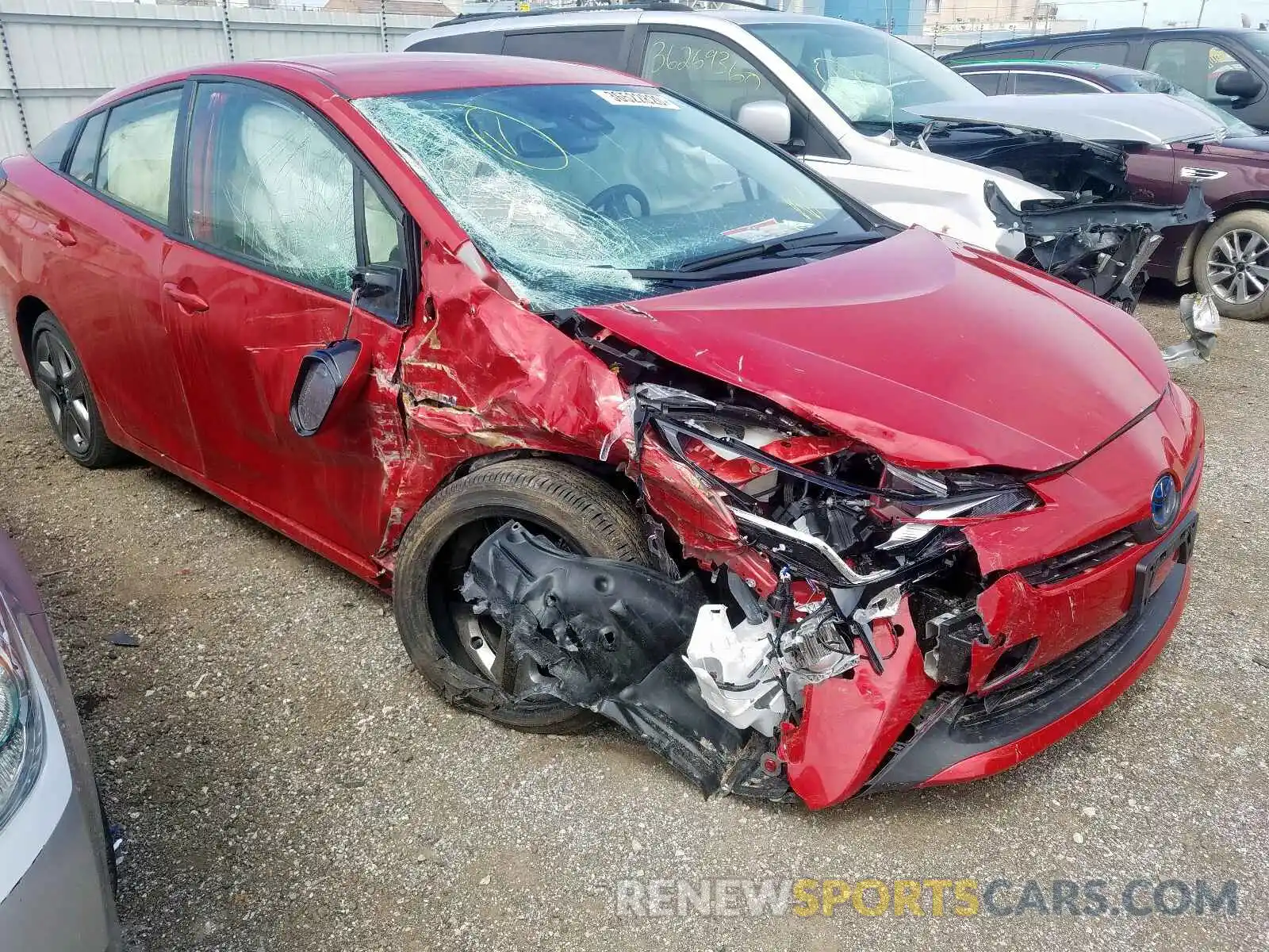 9 Photograph of a damaged car JTDKARFU8K3095168 TOYOTA PRIUS 2019