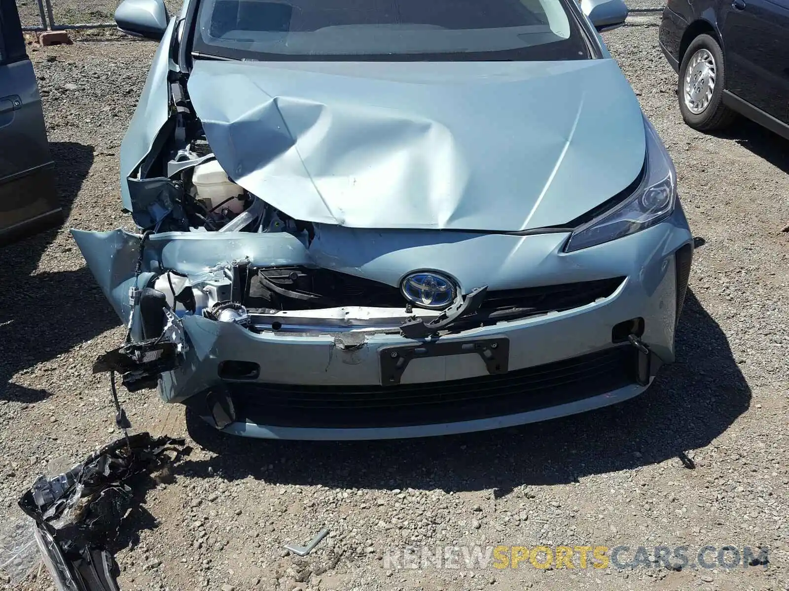 9 Photograph of a damaged car JTDKARFU8K3095266 TOYOTA PRIUS 2019