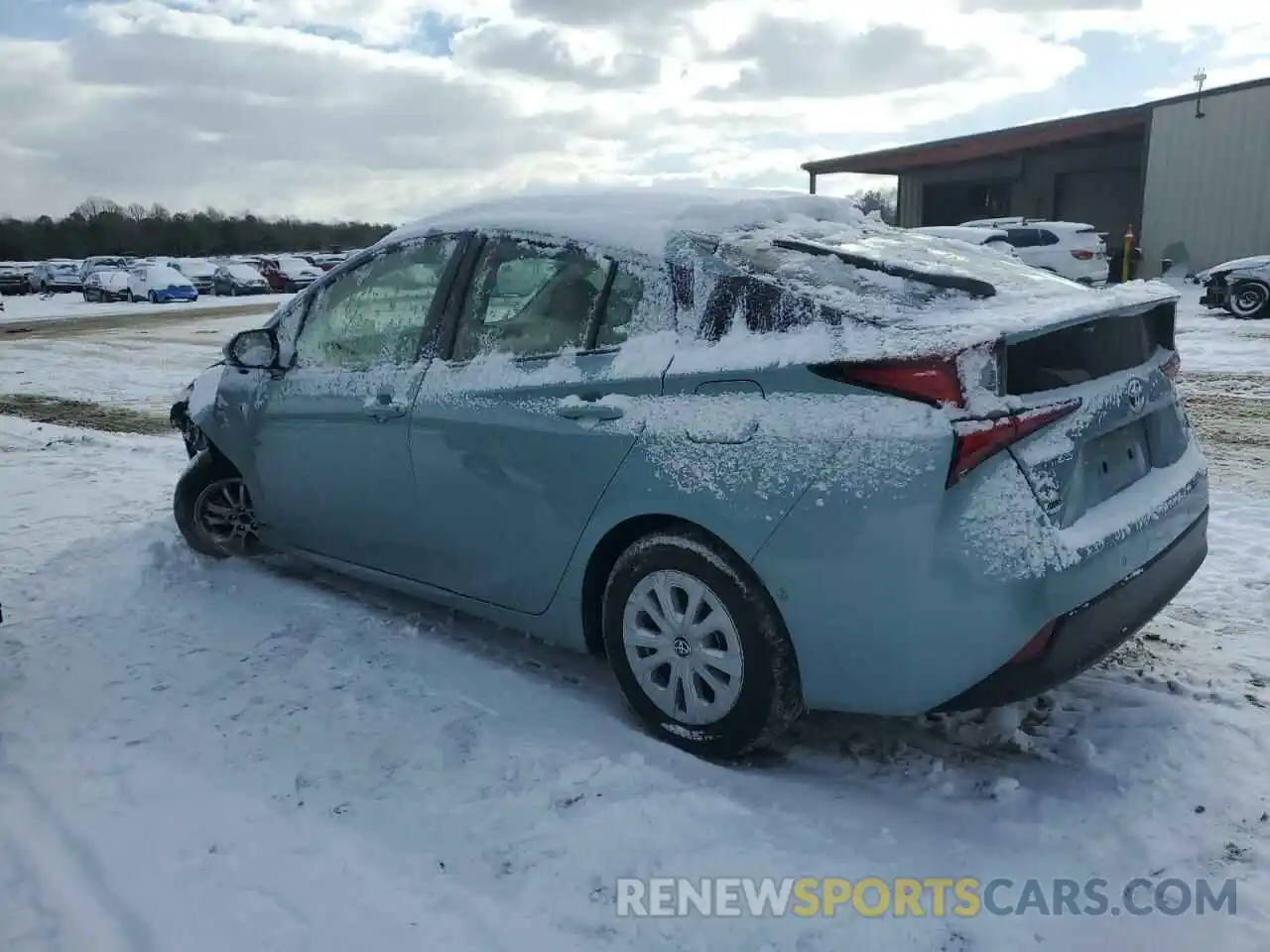 2 Фотография поврежденного автомобиля JTDKARFU8K3097230 TOYOTA PRIUS 2019