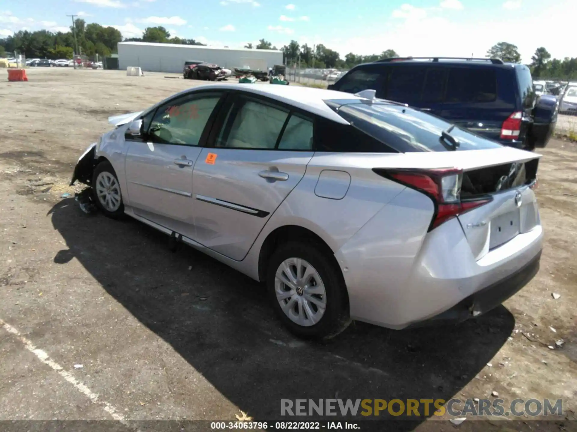 3 Photograph of a damaged car JTDKARFU8K3097552 TOYOTA PRIUS 2019