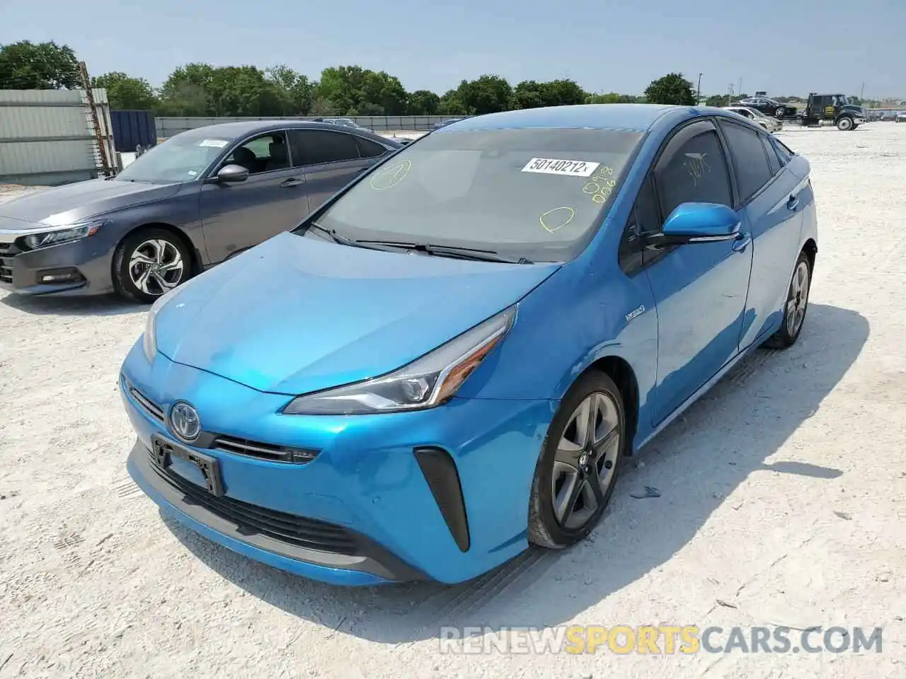 2 Фотография поврежденного автомобиля JTDKARFU8K3098006 TOYOTA PRIUS 2019