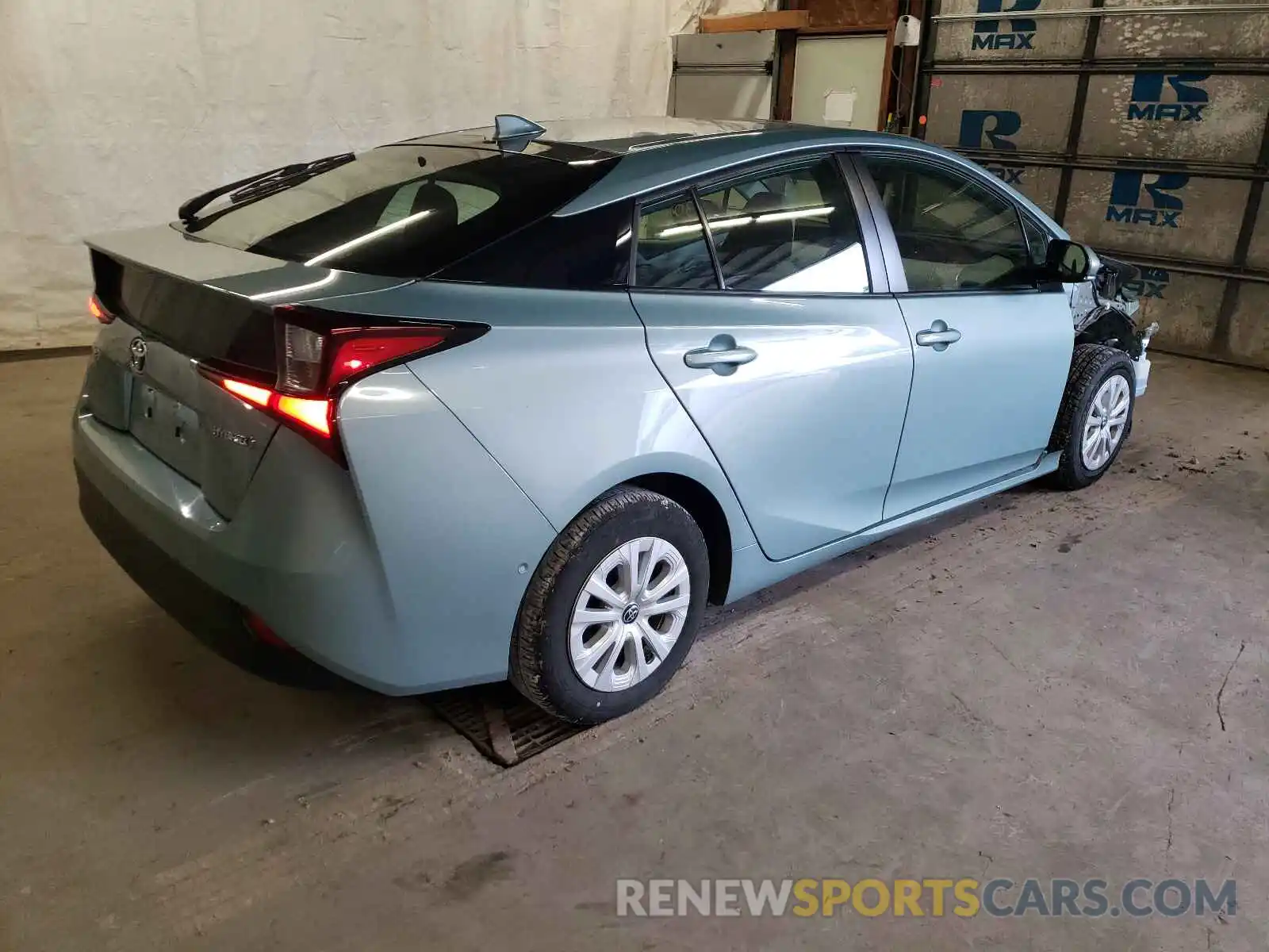 4 Photograph of a damaged car JTDKARFU8K3098247 TOYOTA PRIUS 2019