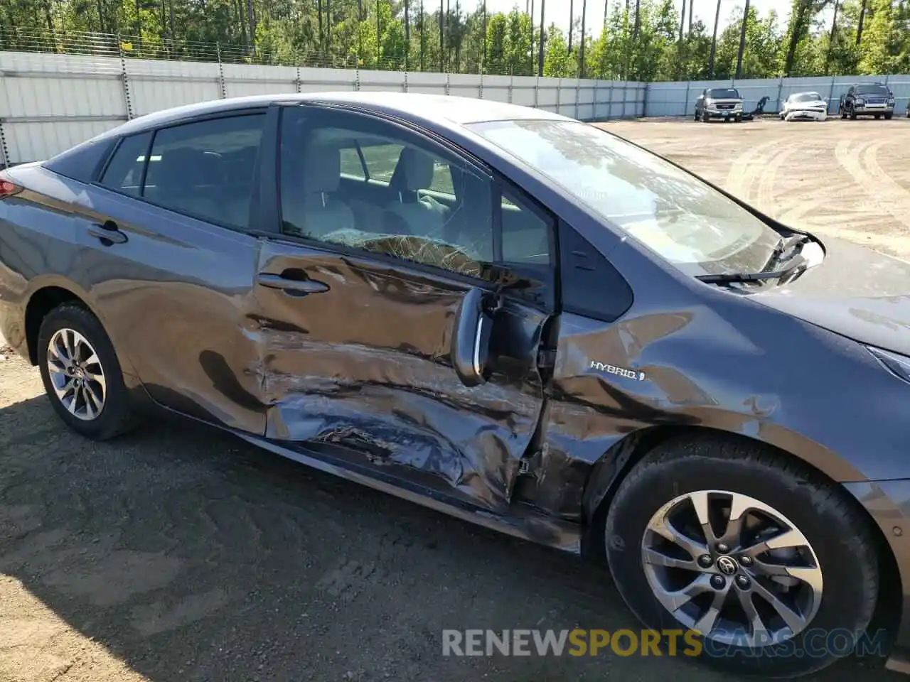 9 Photograph of a damaged car JTDKARFU8K3099687 TOYOTA PRIUS 2019