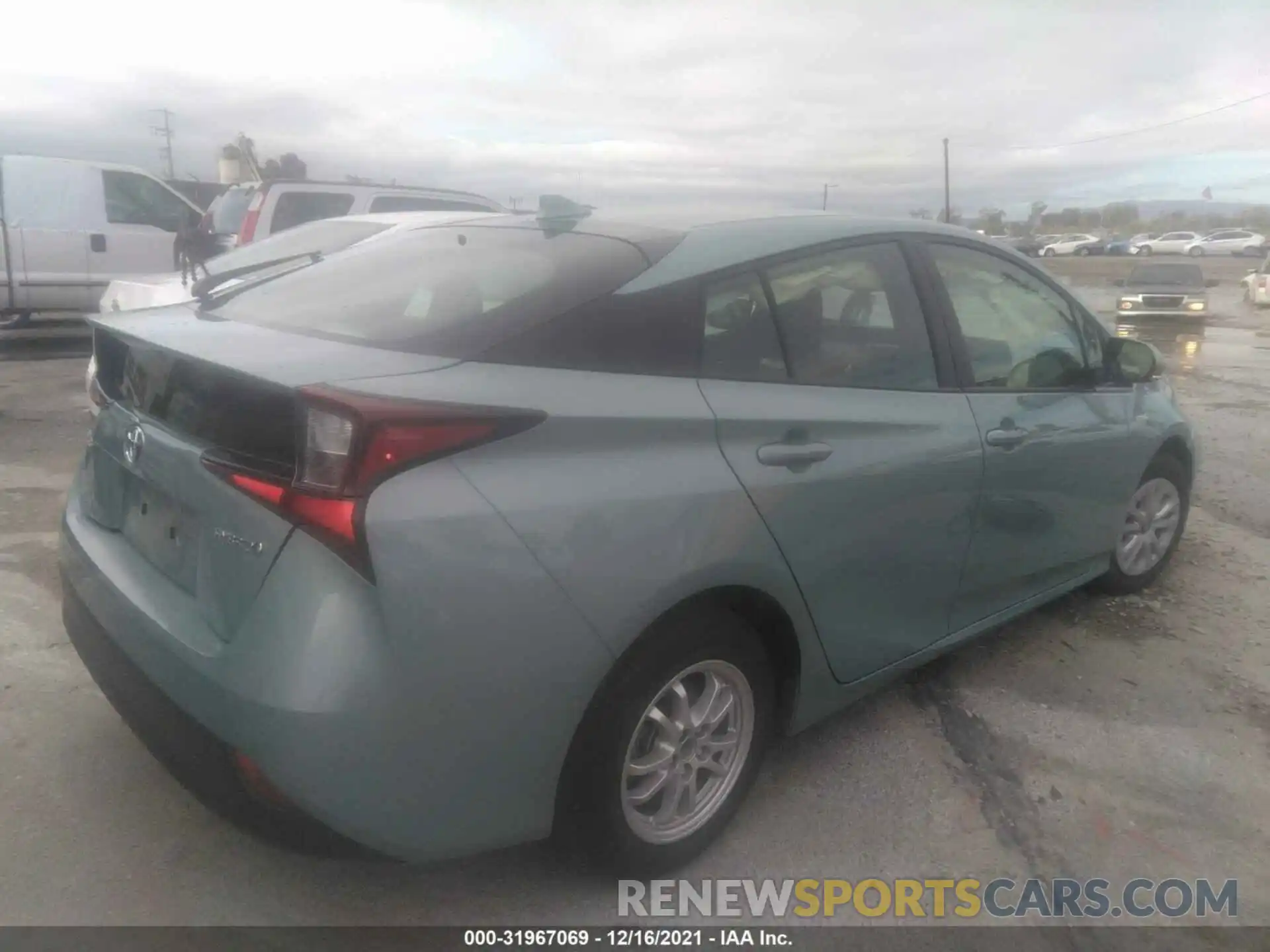 4 Photograph of a damaged car JTDKARFU8K3100966 TOYOTA PRIUS 2019