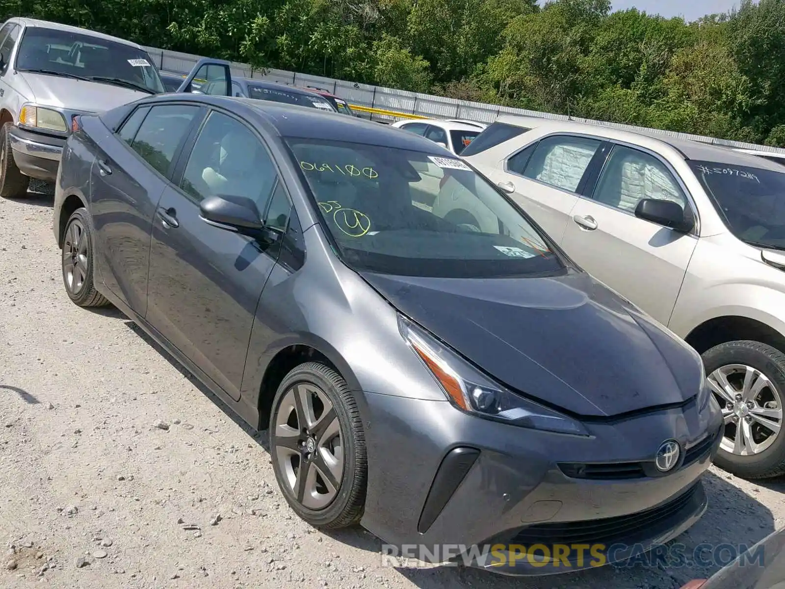 1 Photograph of a damaged car JTDKARFU9K3069100 TOYOTA PRIUS 2019