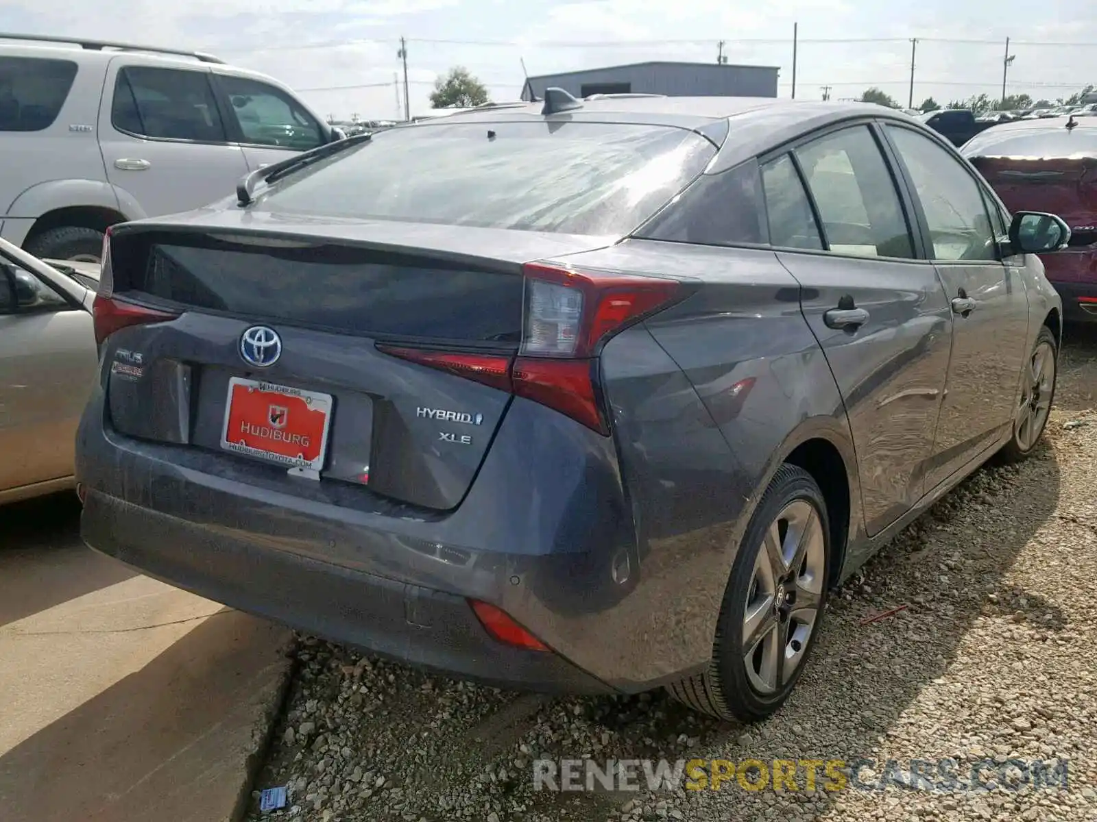 4 Photograph of a damaged car JTDKARFU9K3069100 TOYOTA PRIUS 2019