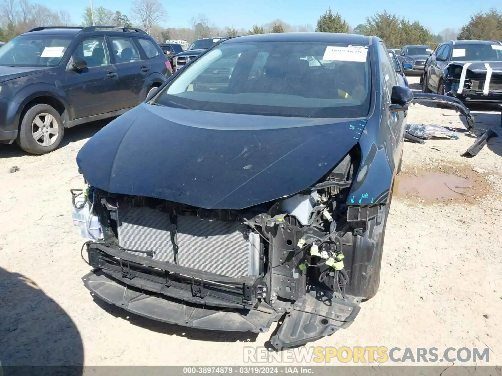 13 Photograph of a damaged car JTDKARFU9K3069551 TOYOTA PRIUS 2019