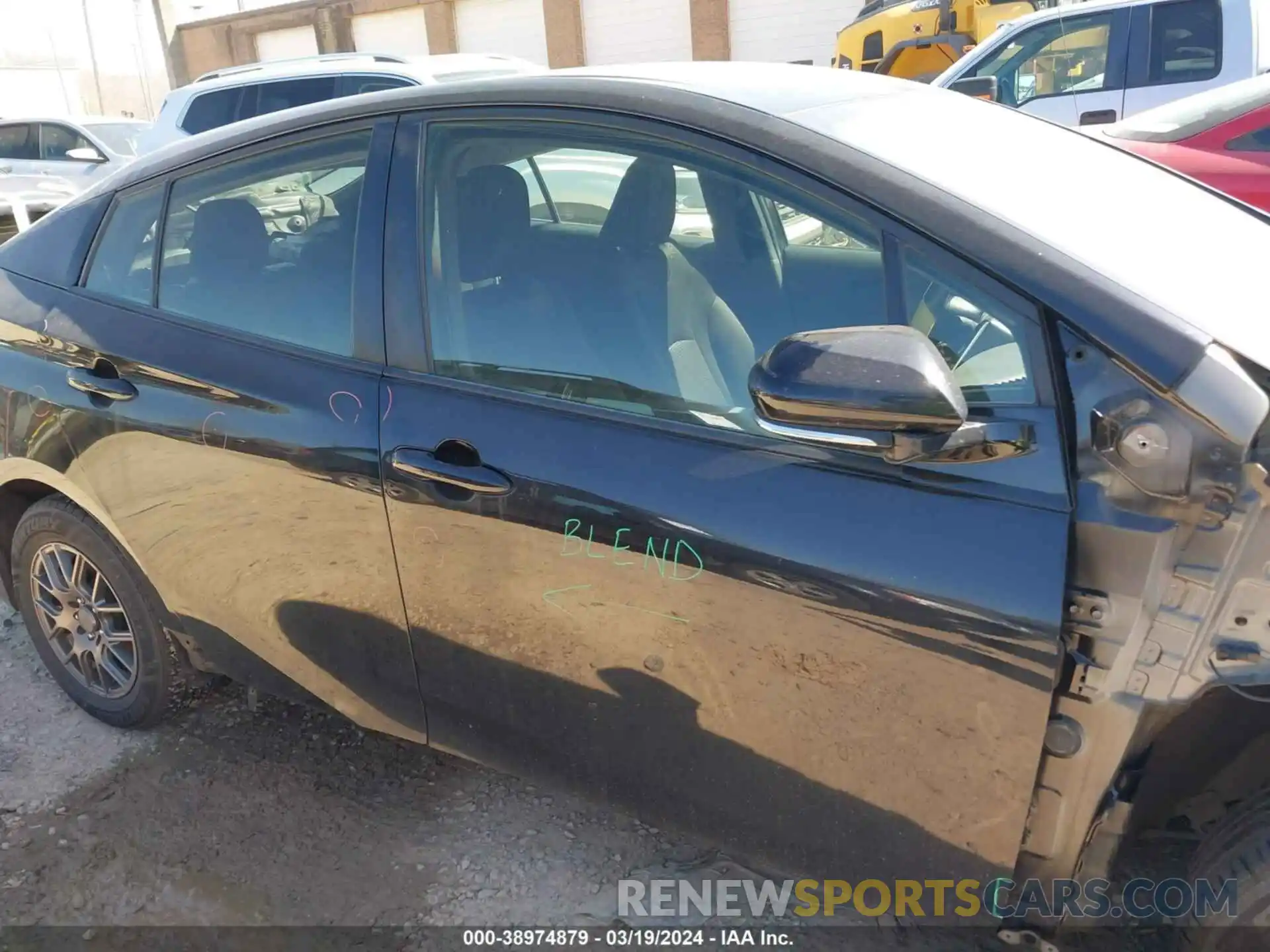 14 Photograph of a damaged car JTDKARFU9K3069551 TOYOTA PRIUS 2019