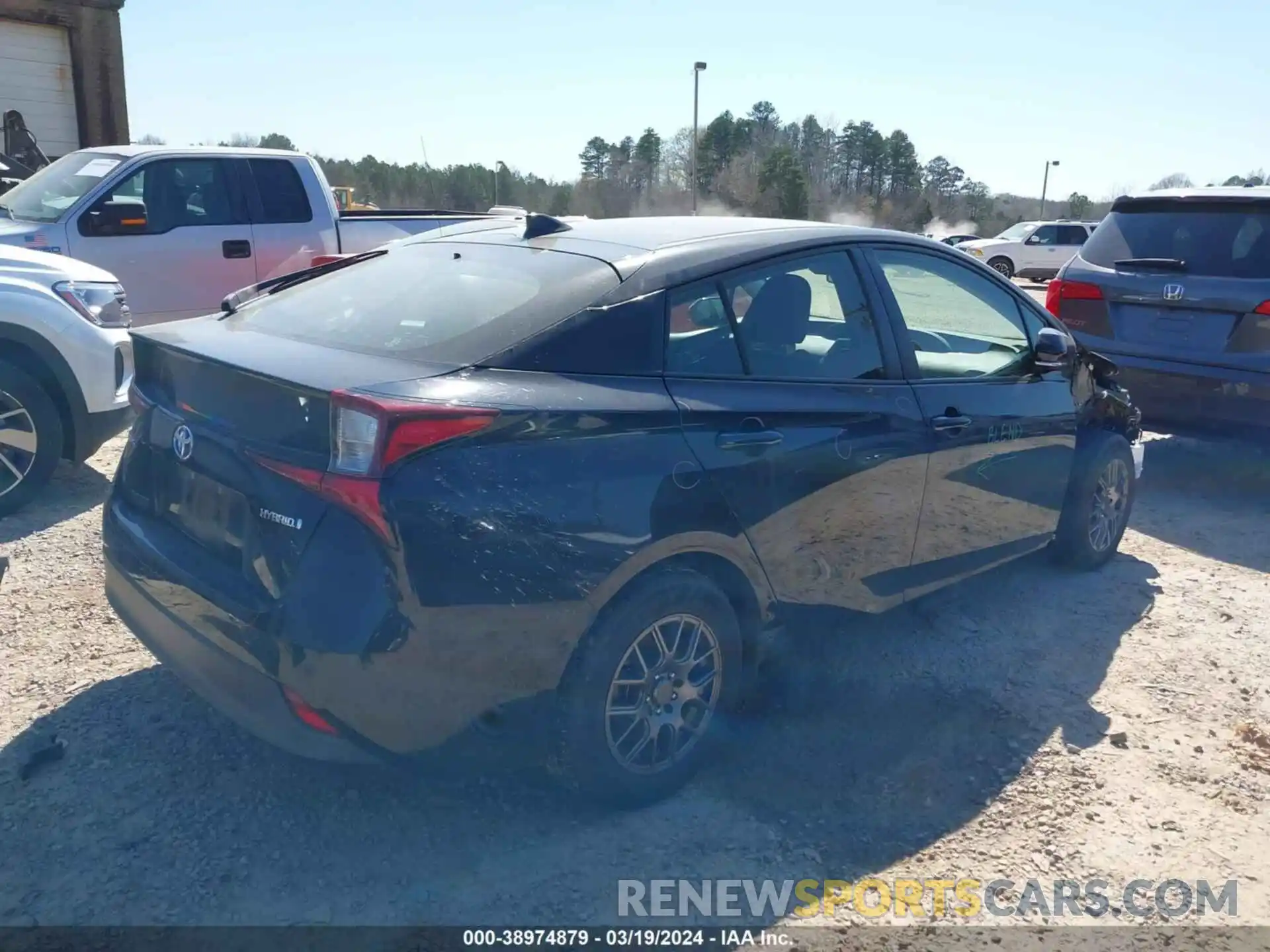 4 Photograph of a damaged car JTDKARFU9K3069551 TOYOTA PRIUS 2019