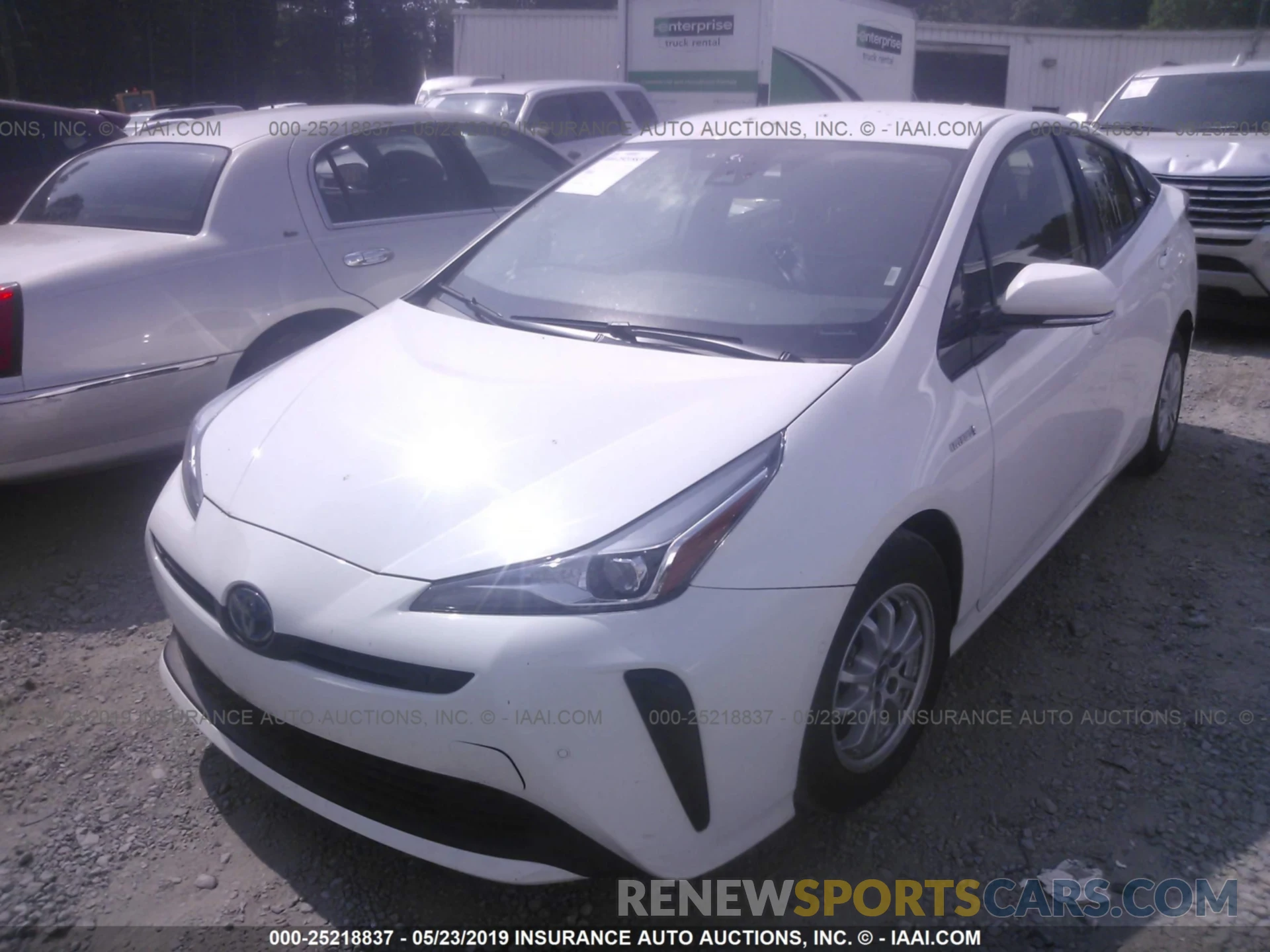 2 Photograph of a damaged car JTDKARFU9K3069761 TOYOTA PRIUS 2019