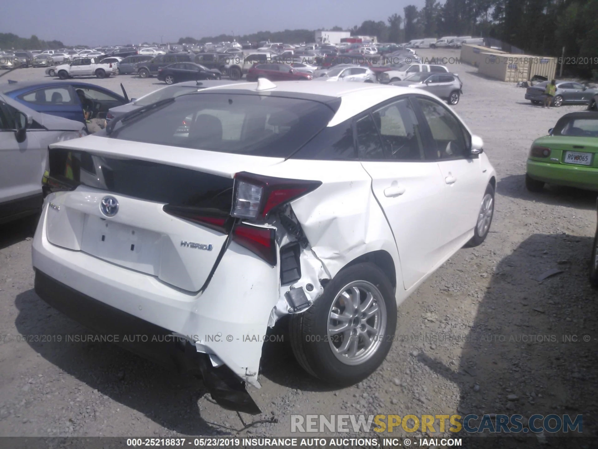 4 Photograph of a damaged car JTDKARFU9K3069761 TOYOTA PRIUS 2019