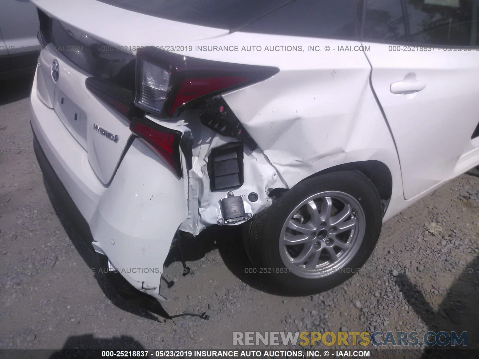 6 Photograph of a damaged car JTDKARFU9K3069761 TOYOTA PRIUS 2019