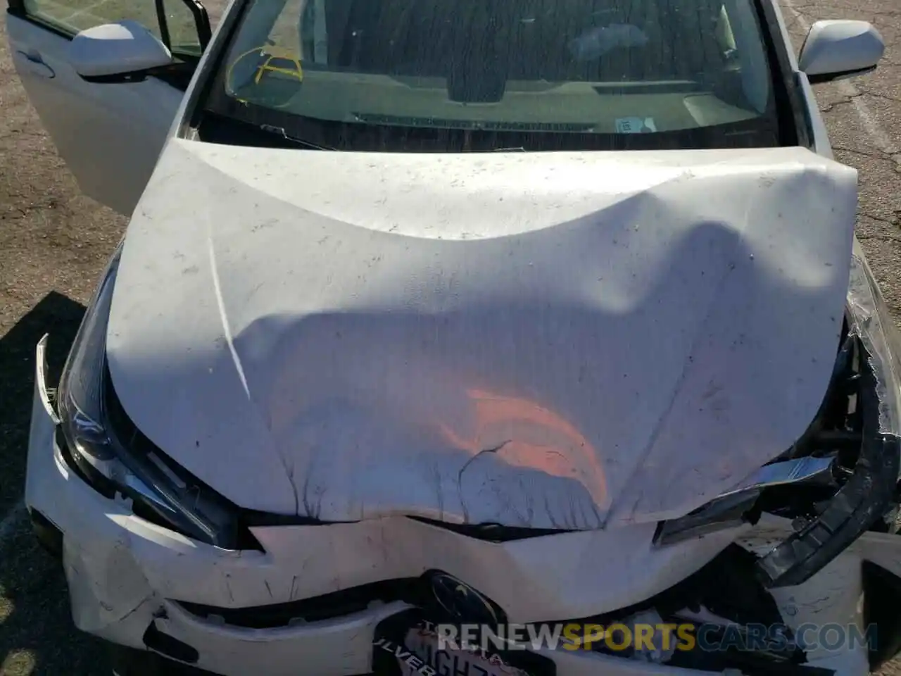 7 Photograph of a damaged car JTDKARFU9K3070425 TOYOTA PRIUS 2019